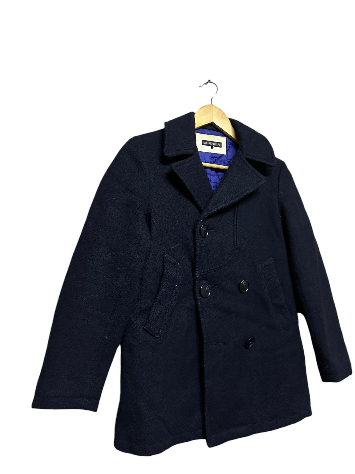 Blue Blue Japan Blue Blue Japan Wool Peacoat Jacket Size US S / EU 44-46 / 1 - 5 Thumbnail