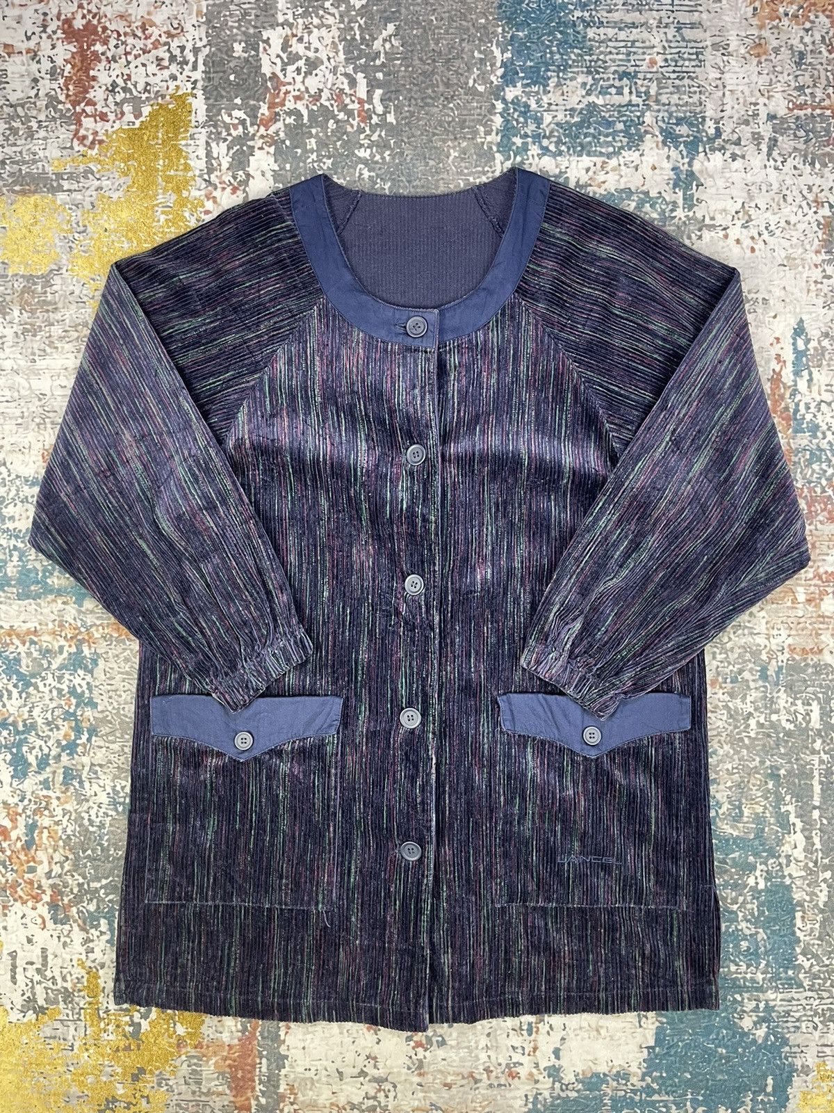 Lancel Vintage Lancel Rainbows Striped Button Up Apron Size ONE SIZE - 2 Thumbnail
