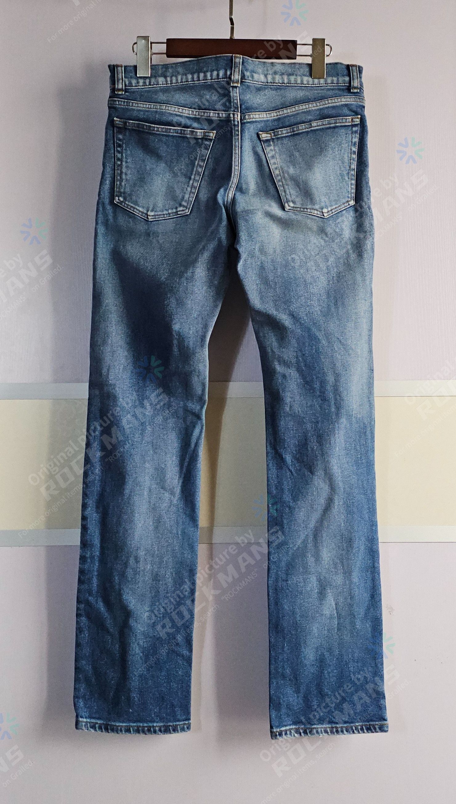 Balenciaga Balenciaga Stonewashed Faded Effect Regular Men's Jeans 29 Size US 29 - 3 Thumbnail