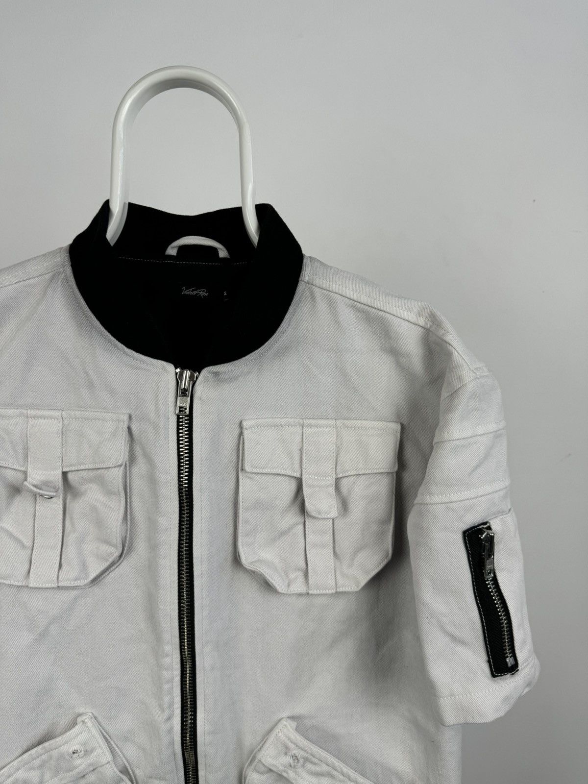 Violent Rose Violent Rose Short Sleeve Cargo Multipocket Jacket Size M / US 6-8 / IT 42-44 - 2 Thumbnail