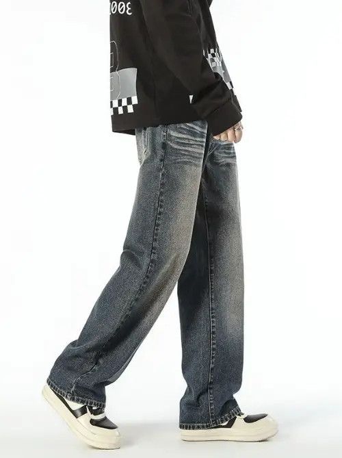 Japanese Brand Hadate x Yuki Men's whisker straight high street jeans Size US 34 / EU 50 - 3 Thumbnail