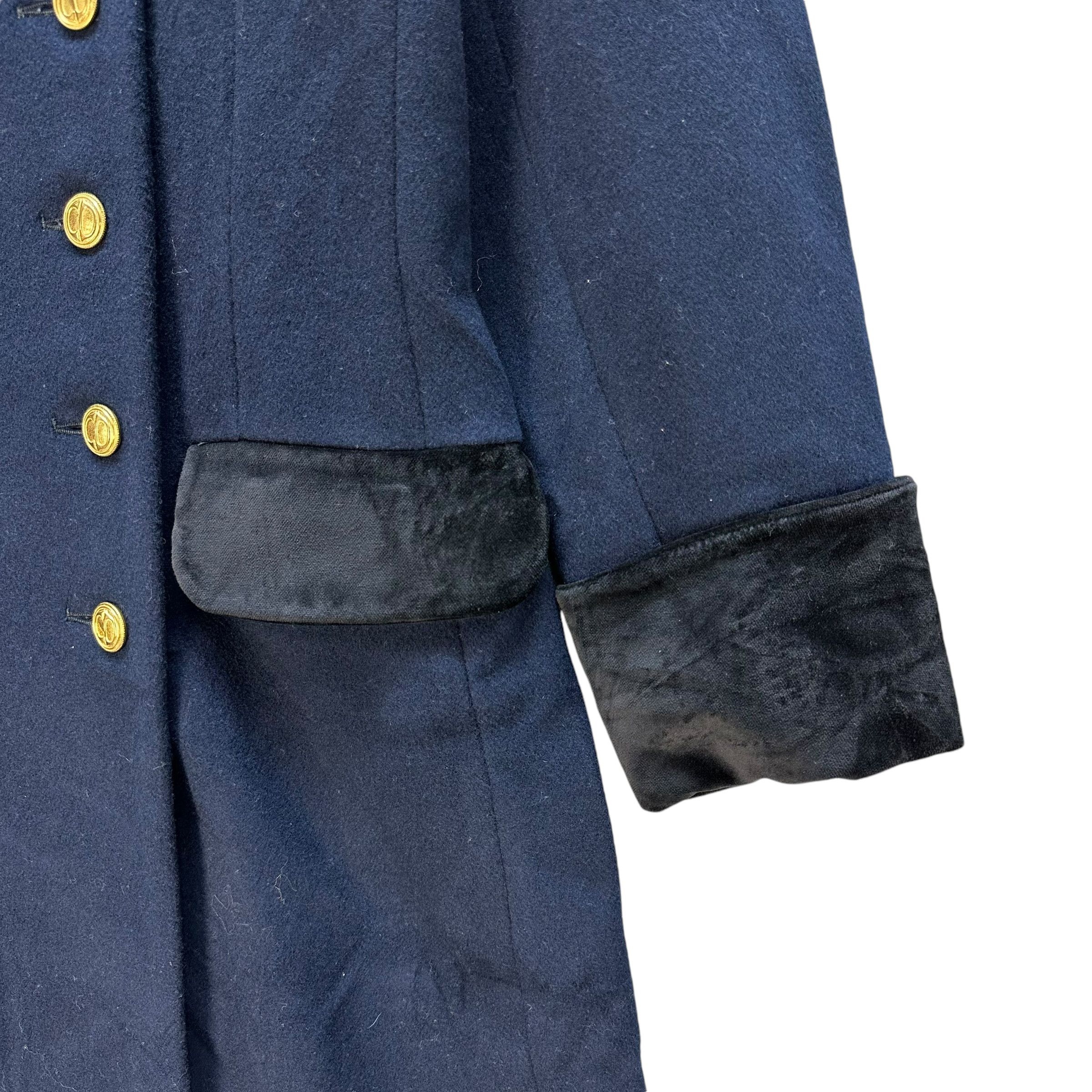 Christian Dior Monsieur 80's CHRISTIAN DIOR Double Breasted Wool Long Coat #A52-1213 Size S / US 4 / IT 40 - 5 Thumbnail