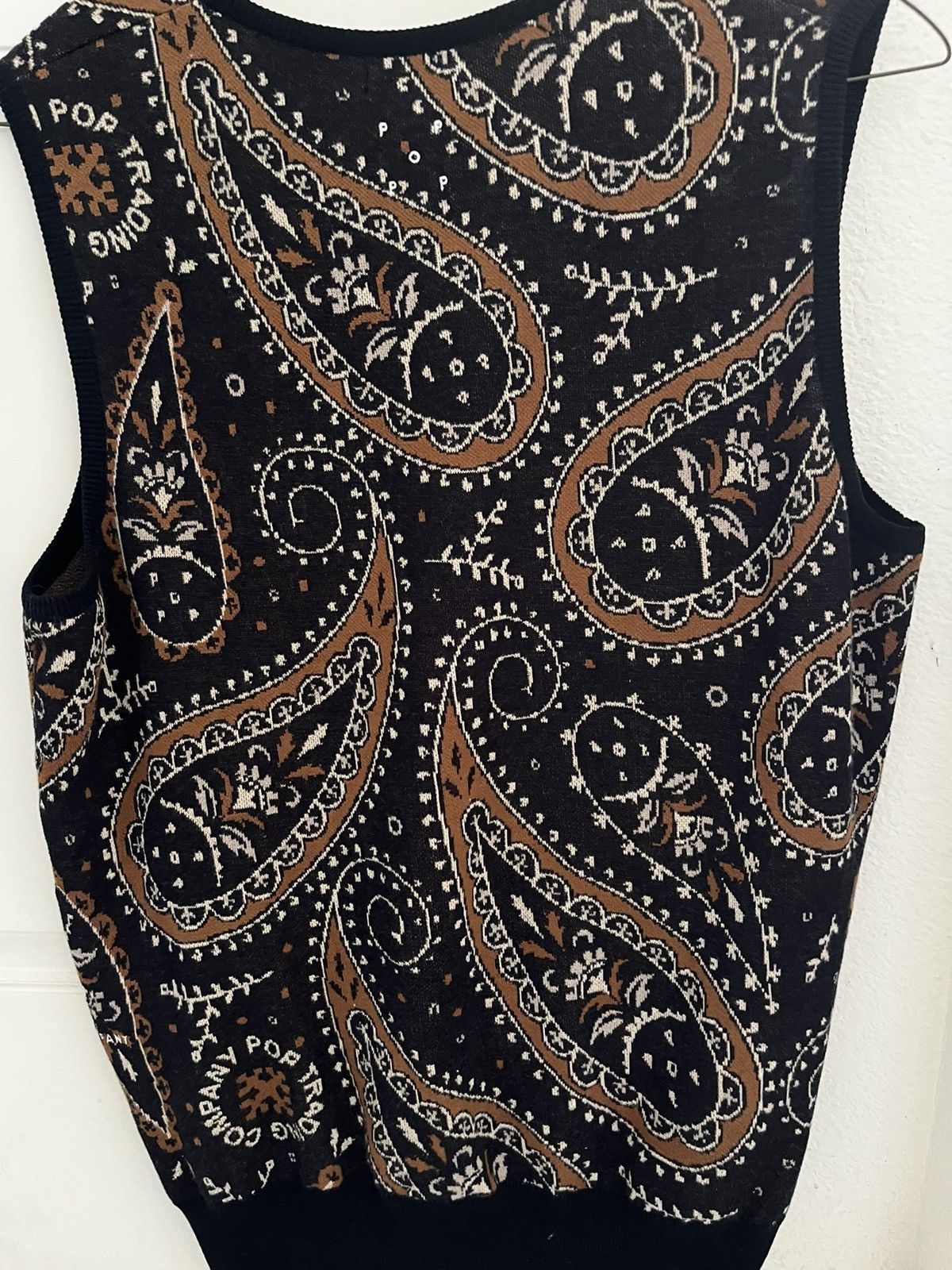 Pop Trading Company × Vintage Paisley Pop Trading Company sweater vest Size US L / EU 52-54 / 3 - 3 Thumbnail