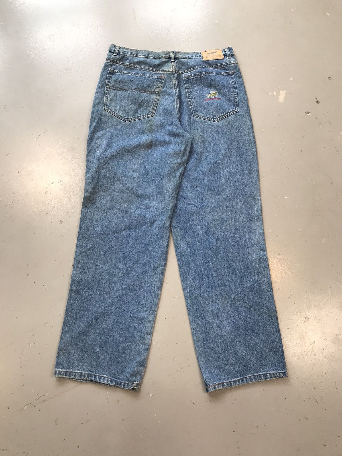 Vintage Vintage crocodile 🐊 SpellOut straight fit denim Size US 36 / EU 52 - 5 Thumbnail