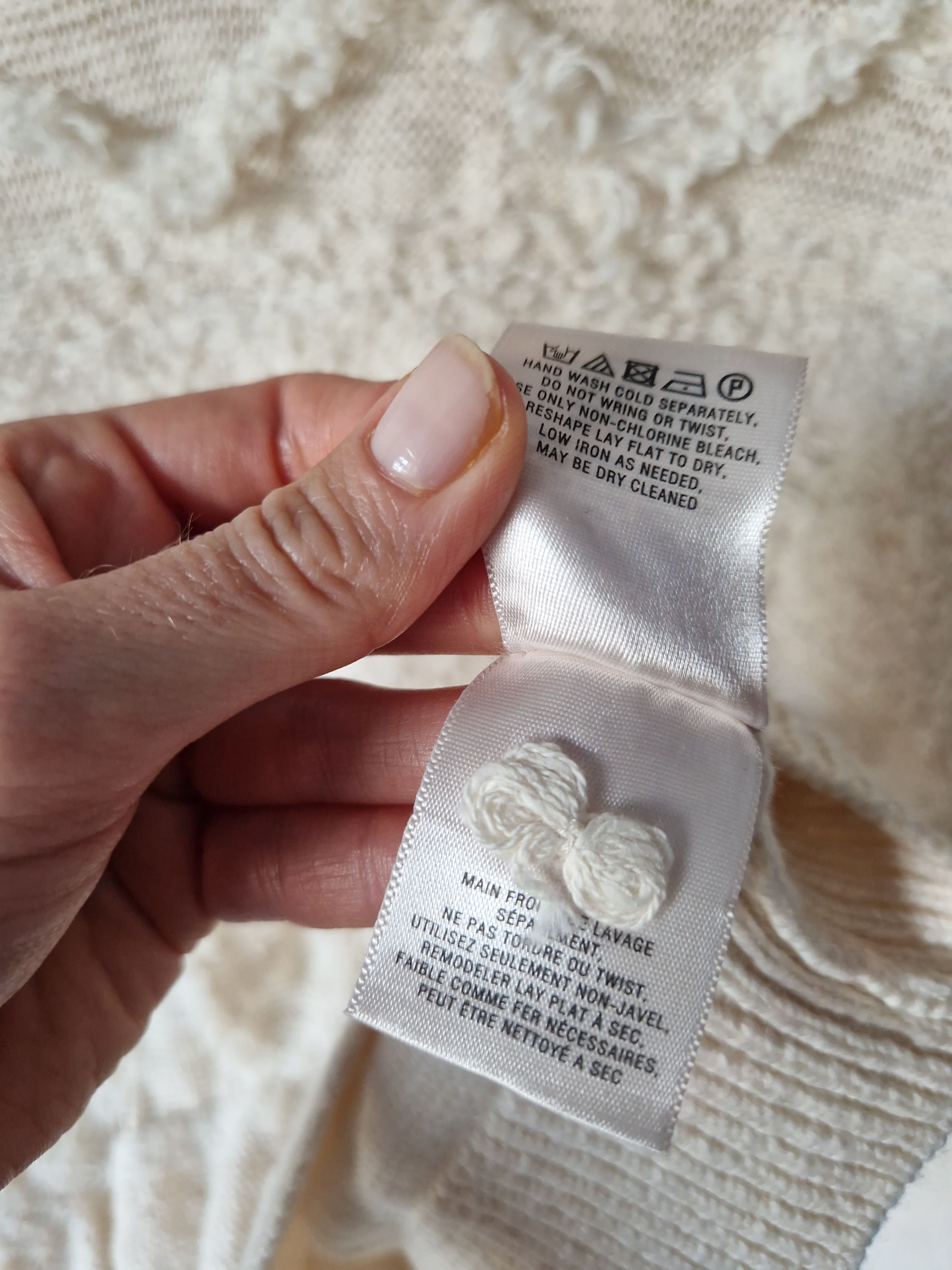 Mott & Bow Moth white sweater Size L / US 10 / IT 46 - 7 Thumbnail
