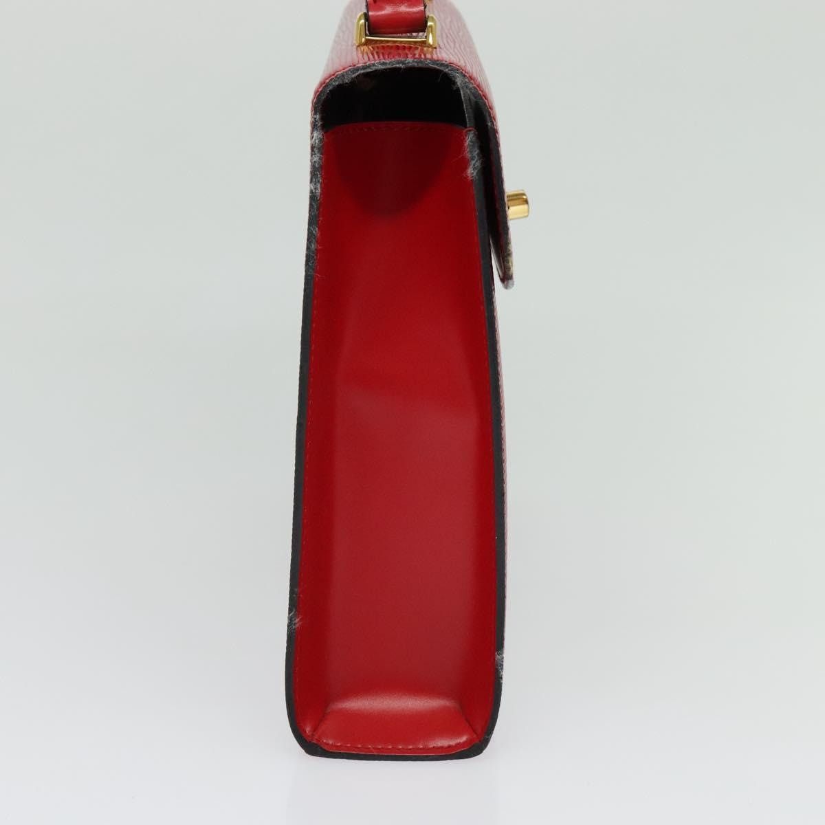 Louis Vuitton LOUIS VUITTON Epi Malesherbes Hand Bag Red M52377 Size ONE SIZE - 3 Thumbnail