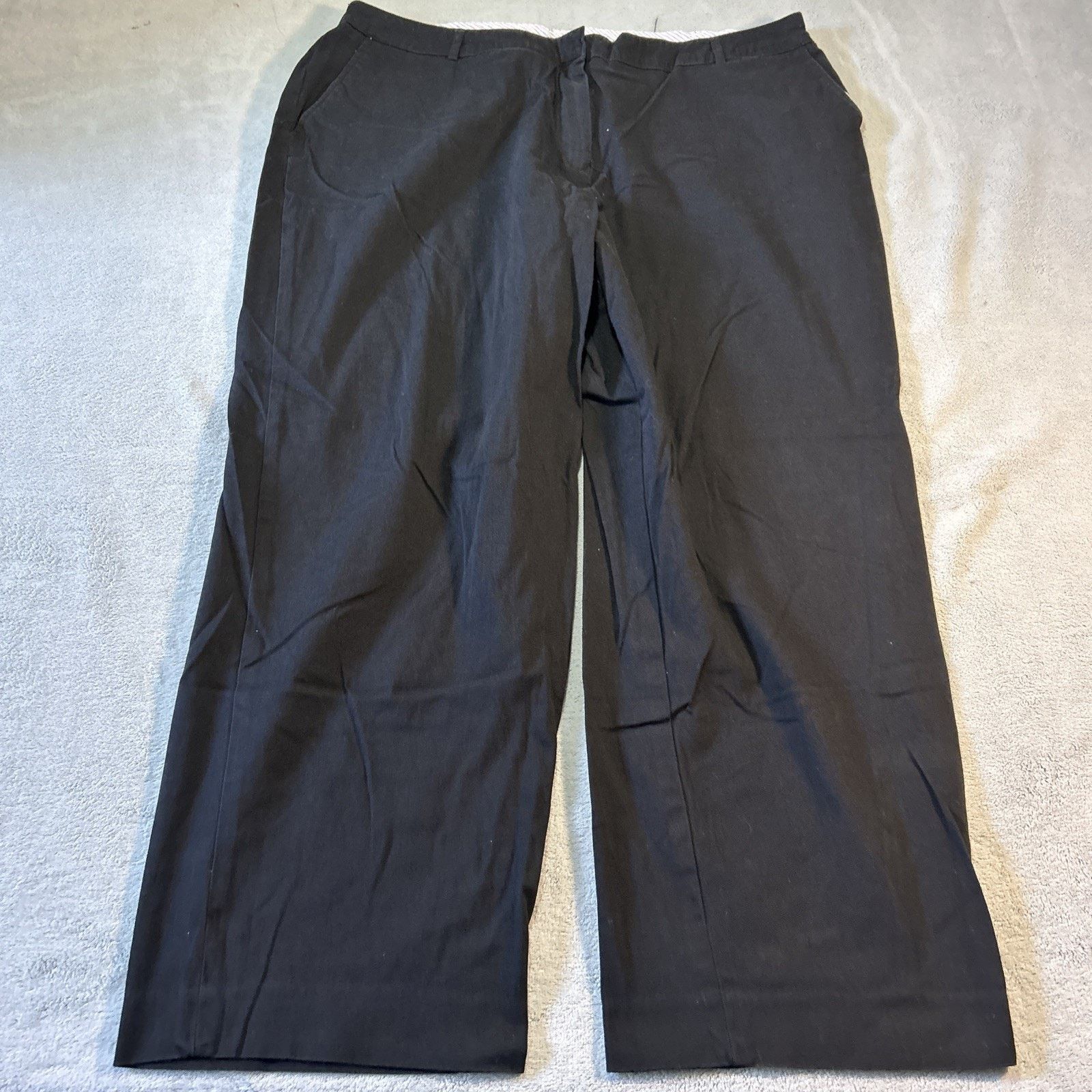 Briggs & Riley Beyond Baggy Pants Womens 18W 37x25 Hamilton Loose Wide Size US 37 - 2 Thumbnail