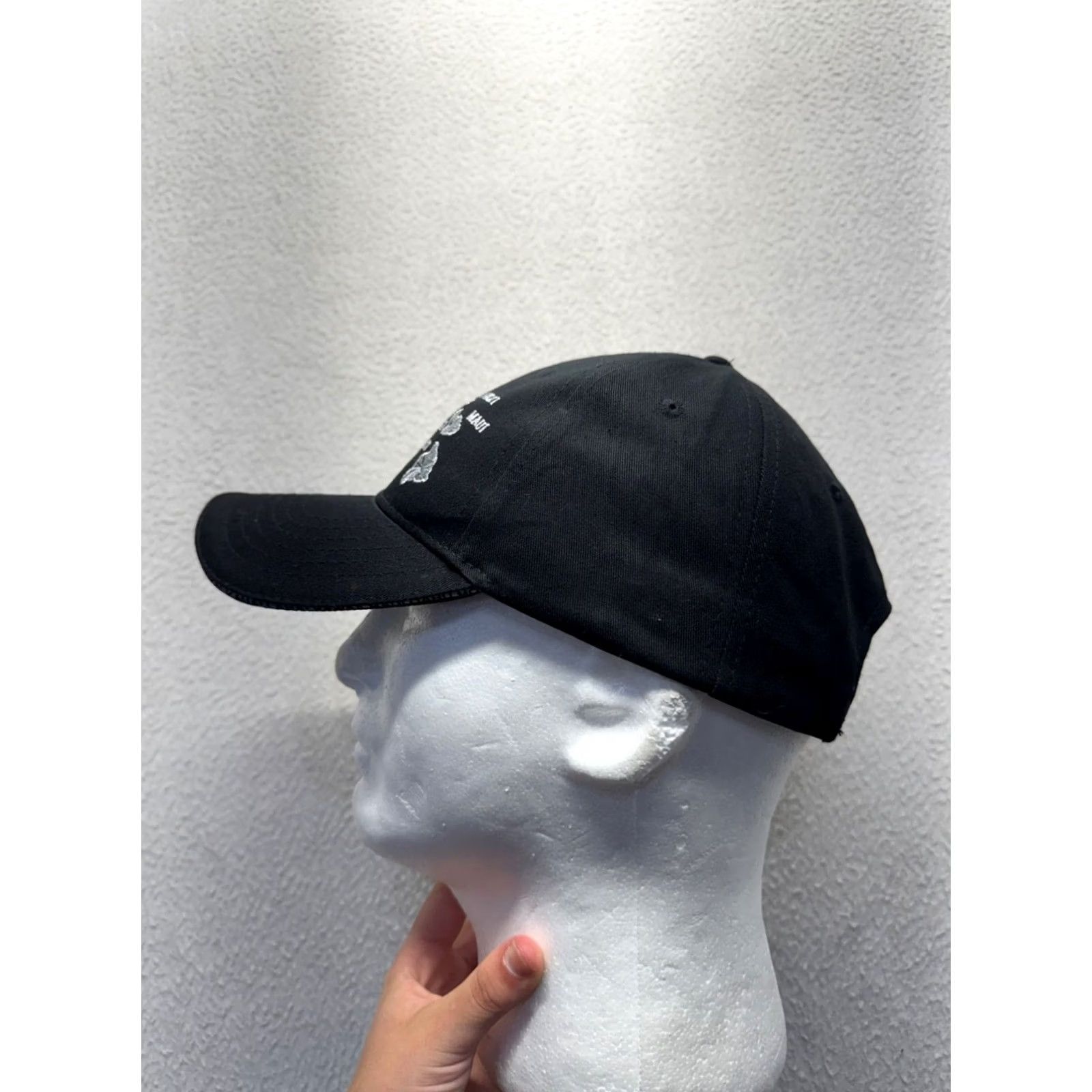 Vintage Surfware Hawaiian Classics Baseball Cap OSFA Black 100% Cotton Adjustable Mens Size ONE SIZE - 3 Thumbnail