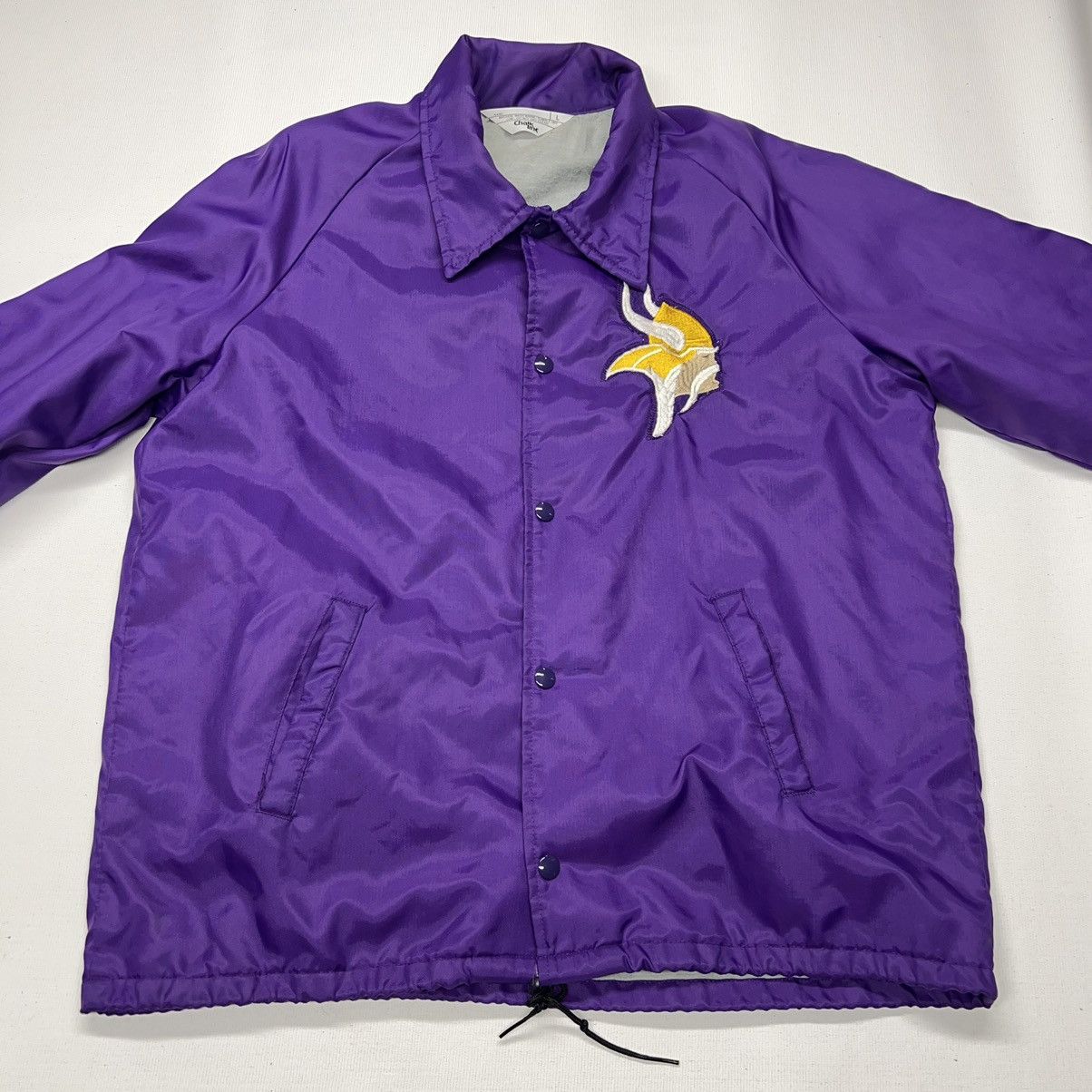 NFL × Vintage Minnesota Vikings Jacket Purple Chalk Line Coach Windbreaker Size US L / EU 52-54 / 3 - 2 Thumbnail