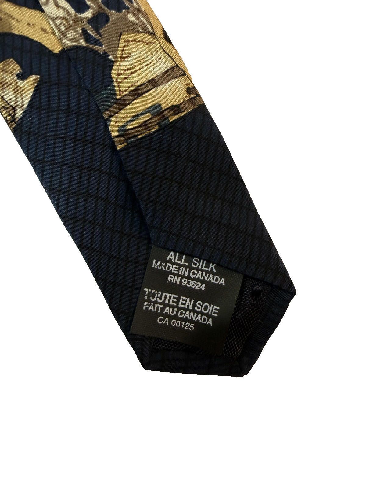Other Vintage 90s Norman Rockwell Tie Mens Silk Hunting Dogs Size ONE SIZE - 6 Thumbnail