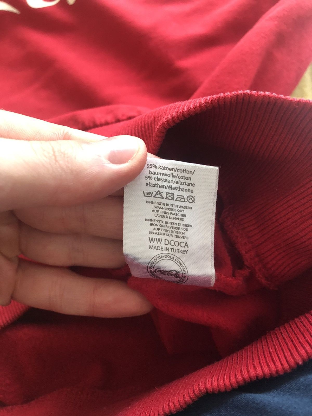 Coca Cola × Vintage RARE COCA COLA OFFICIAL CREWNECK SWEATER Size US L / EU 52-54 / 3 - 6 Thumbnail