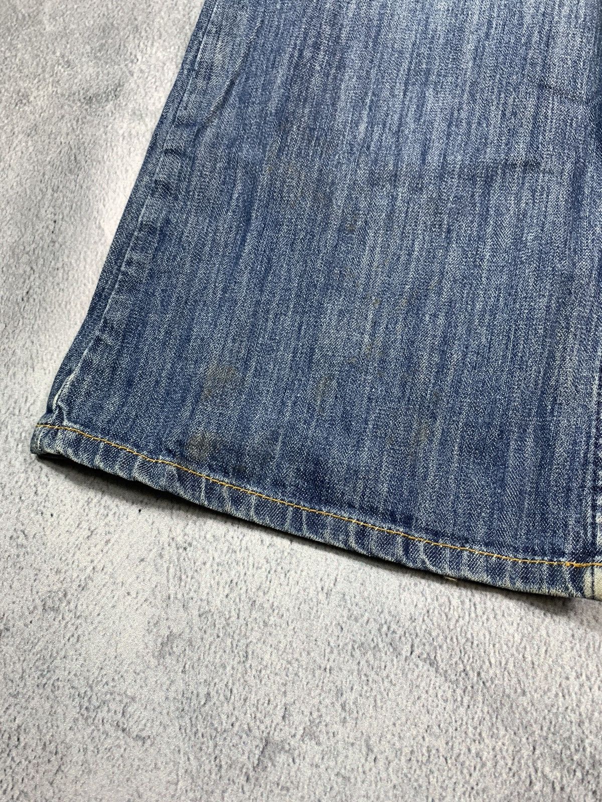 Japanese Brand × Vintage Vintage Y2K Japanese bootcut faded denim jeans Size 36" / US 14 / IT 50 - 6 Thumbnail