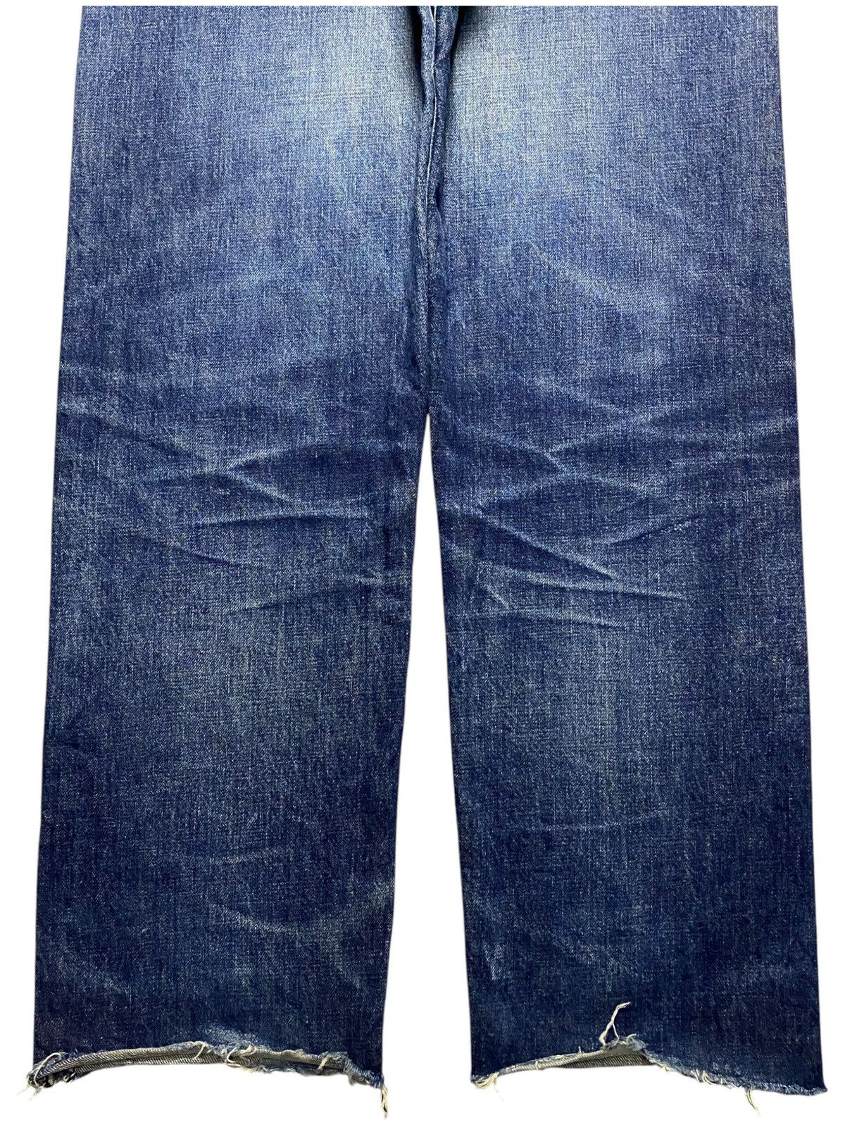 Vintage Vintage Calvin Klein Selvedge Mud Wash Distressed Loose Jean Size US 32 / EU 48 - 6 Thumbnail