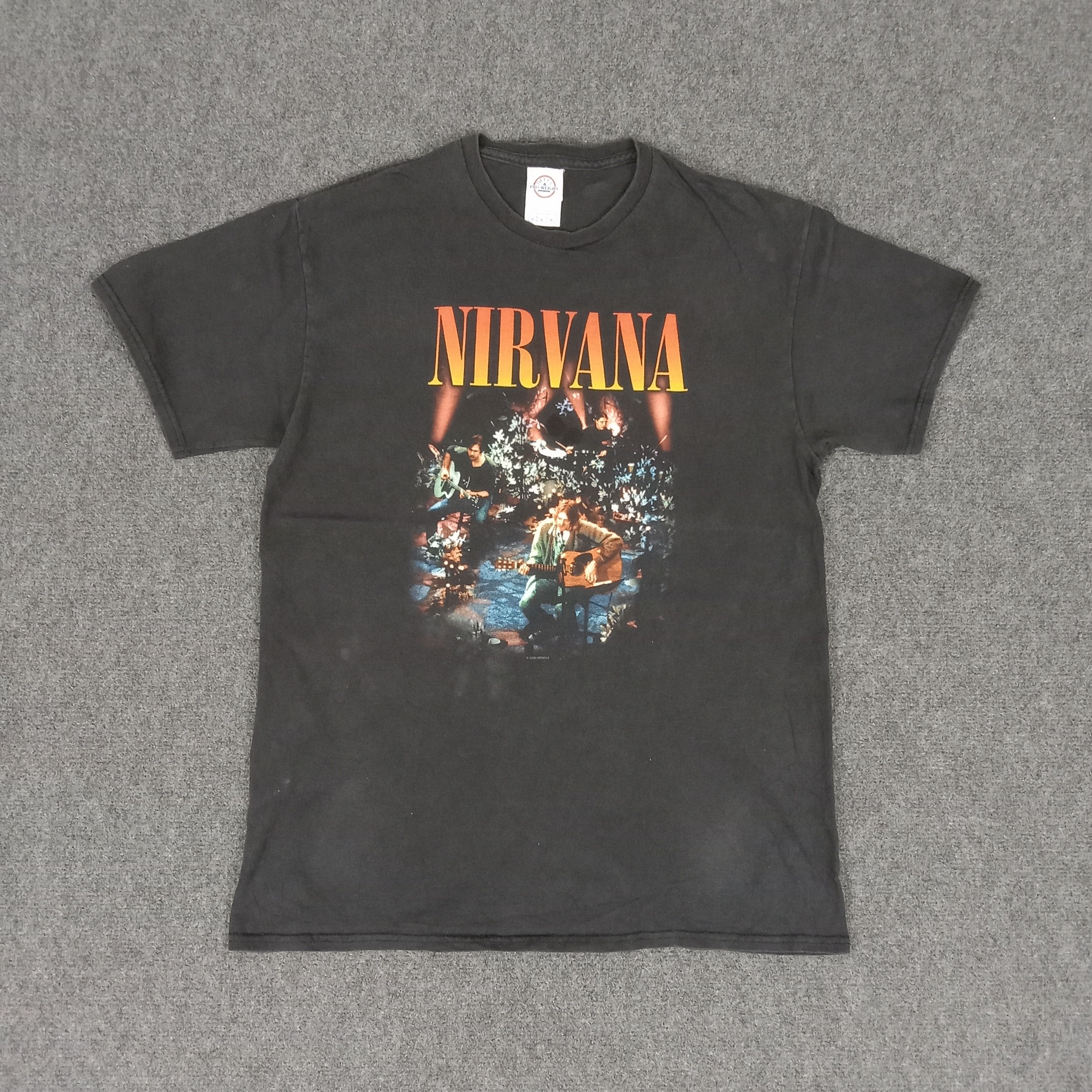 Band Tees × Nirvana × Vintage Nirvana American Grunge Band Tour Tshirt Size US M / EU 48-50 / 2 - 1 Thumbnail