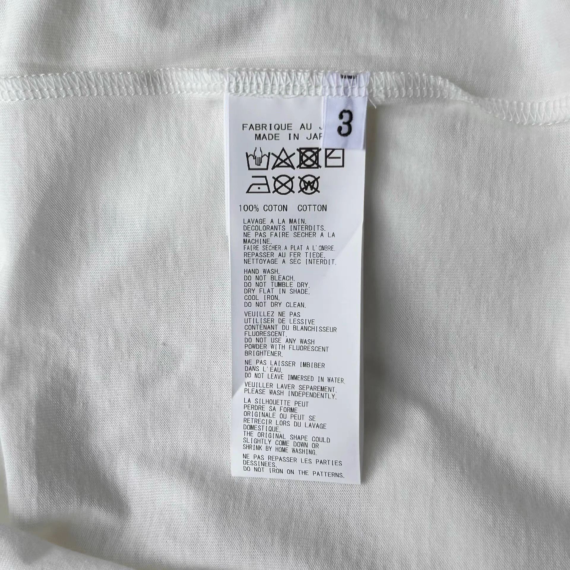 Yohji Yamamoto Yohji Yamamoto 24ss Poker Print Long Sleeve T-shirt K4 Size US L / EU 52-54 / 3 - 6 Thumbnail