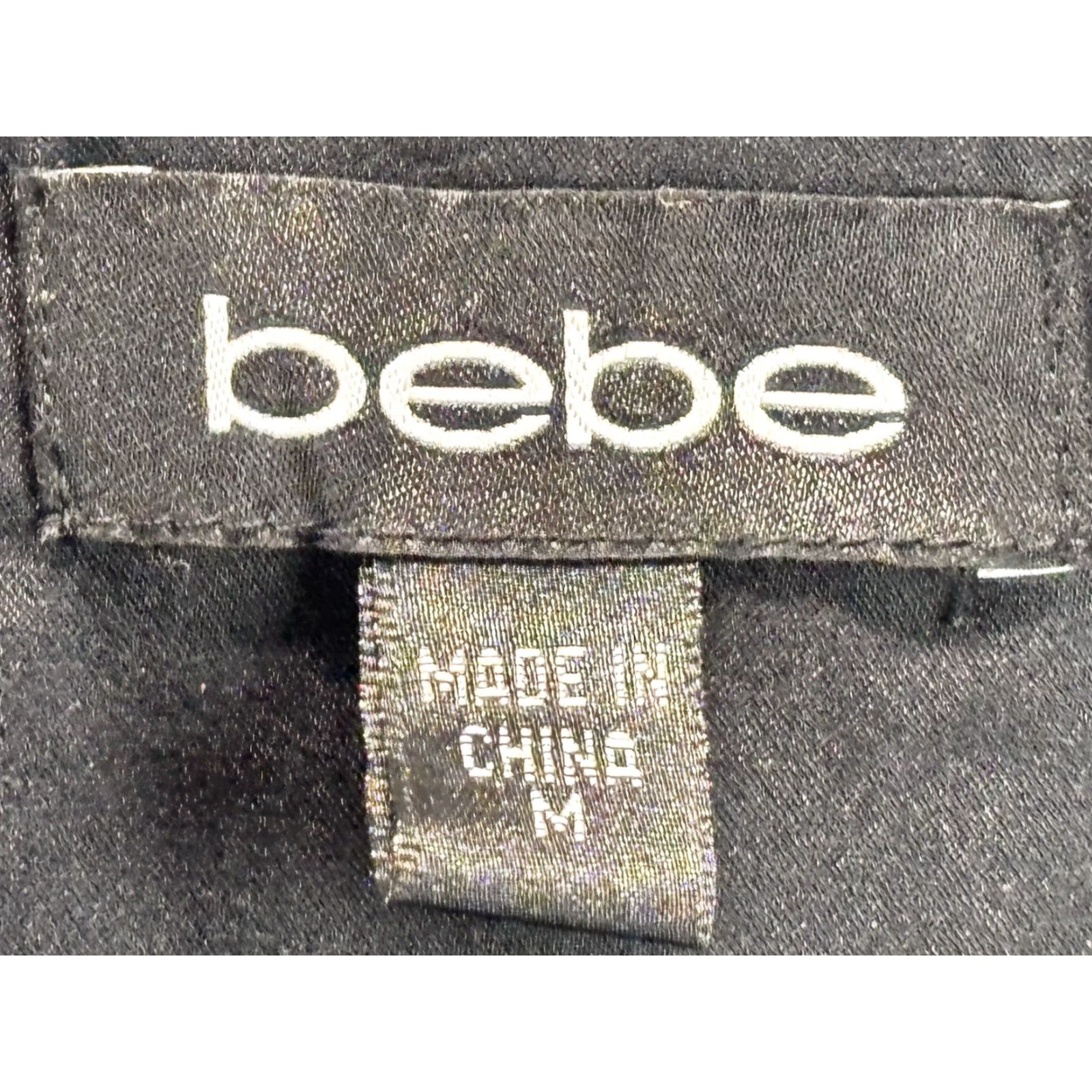 Bebe Bebe Romper Womens Medium Blue Silk Blend Sleeveless Y2K Party Womens Size 32" / US 10 / IT 46 - 6 Thumbnail