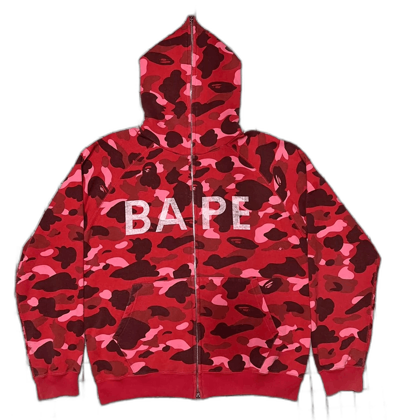 Bape BAPE Red Camo Hoodie Size M Size US L / EU 52-54 / 3 - 1 Thumbnail