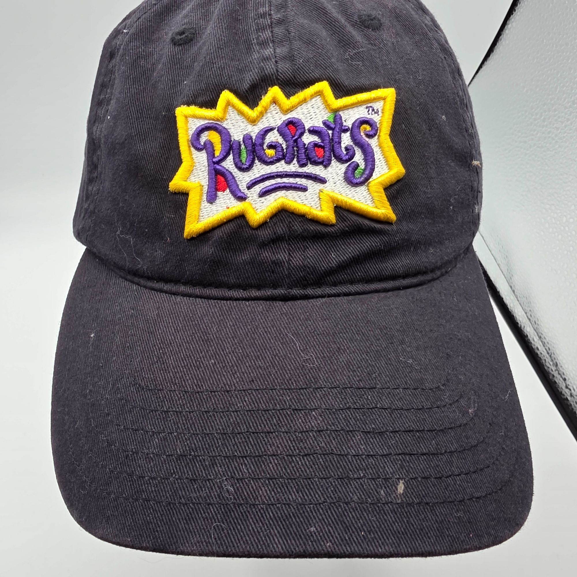 Nickelodeon Nickelodeon Rugrats Adult Adjustable Black Baseball Cap Cart Size ONE SIZE - 10 Thumbnail