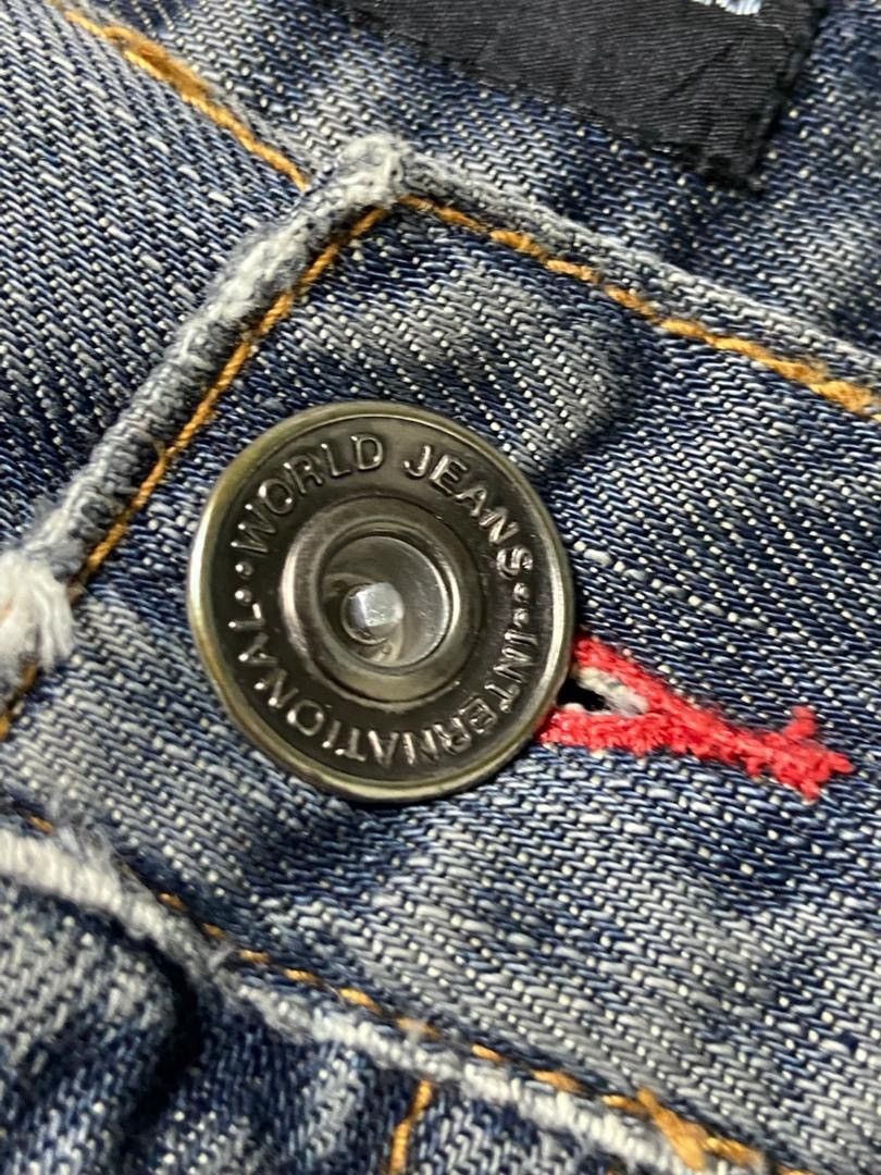 Japanese Brand ANTFUI World Brand Distressed Jeans (186) Size US 32 / EU 48 - 7 Thumbnail