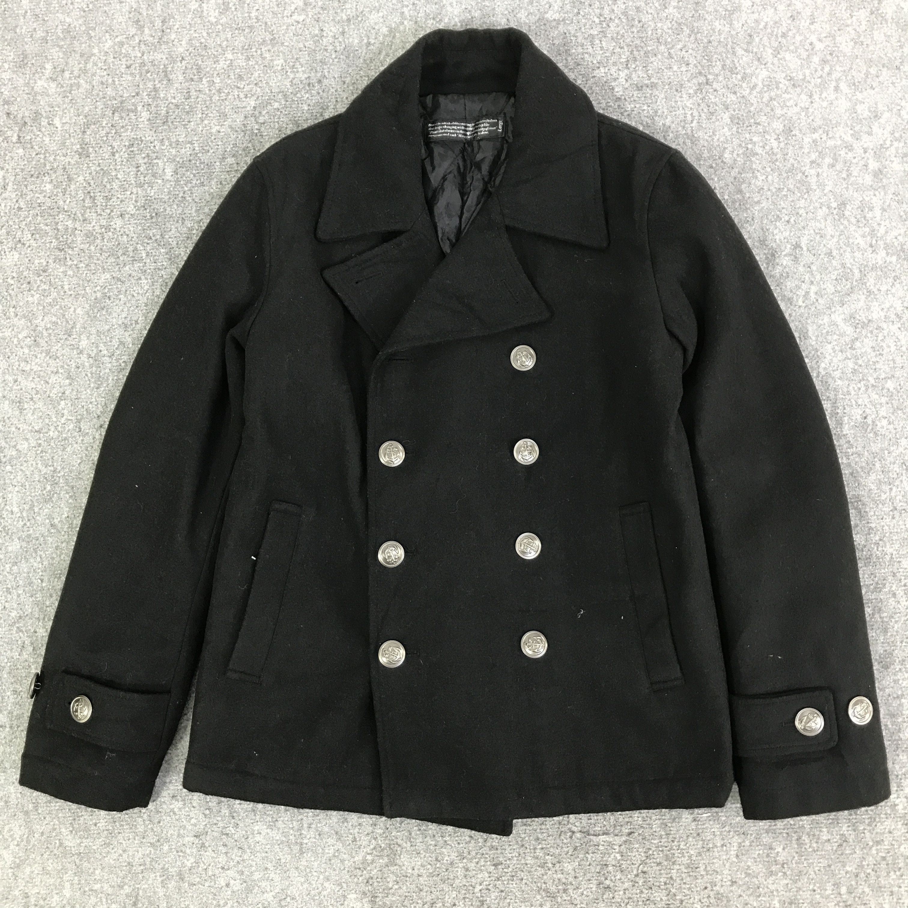 Japanese Brand SHANGHAI MARRY DOUBLE BRESTED WOOL JACKET K106B9 Size US L / EU 52-54 / 3 - 1 Thumbnail