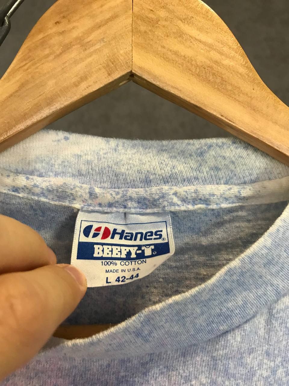 Hanes × Vintage Zulu vintage tour Hanes made in USA single stitch tee Size US L / EU 52-54 / 3 - 5 Thumbnail