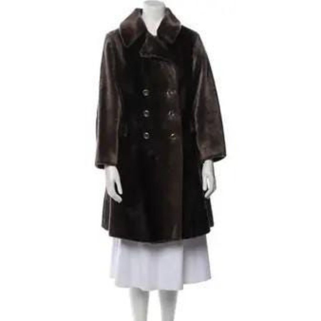 Vintage Seeotta Vintage Double Breasted Military Style Faux Fur Swin Size M / US 6-8 / IT 42-44 - 1 Thumbnail