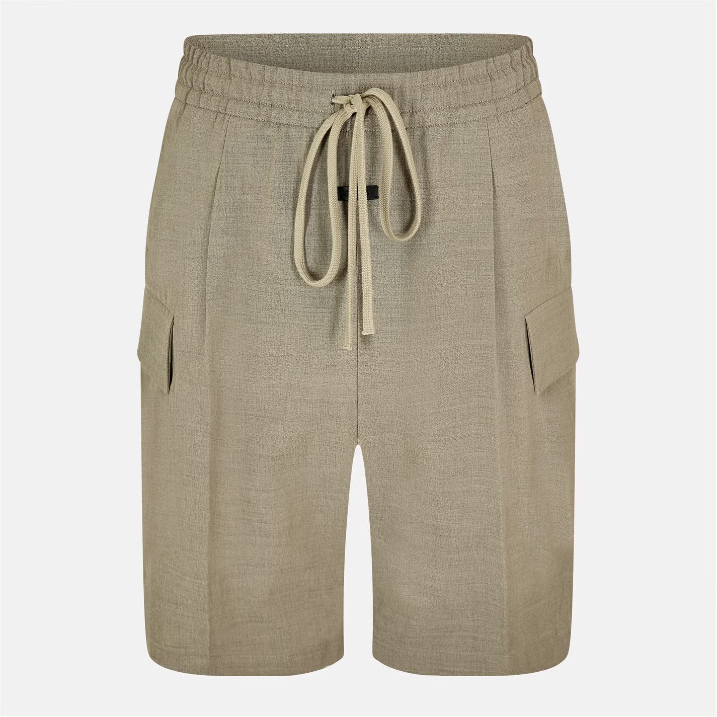 Fear of God o1g2r1mq0426 Relaxed Fit Cargo Shorts in Beige Size US 32 / EU 48 - 1 Thumbnail