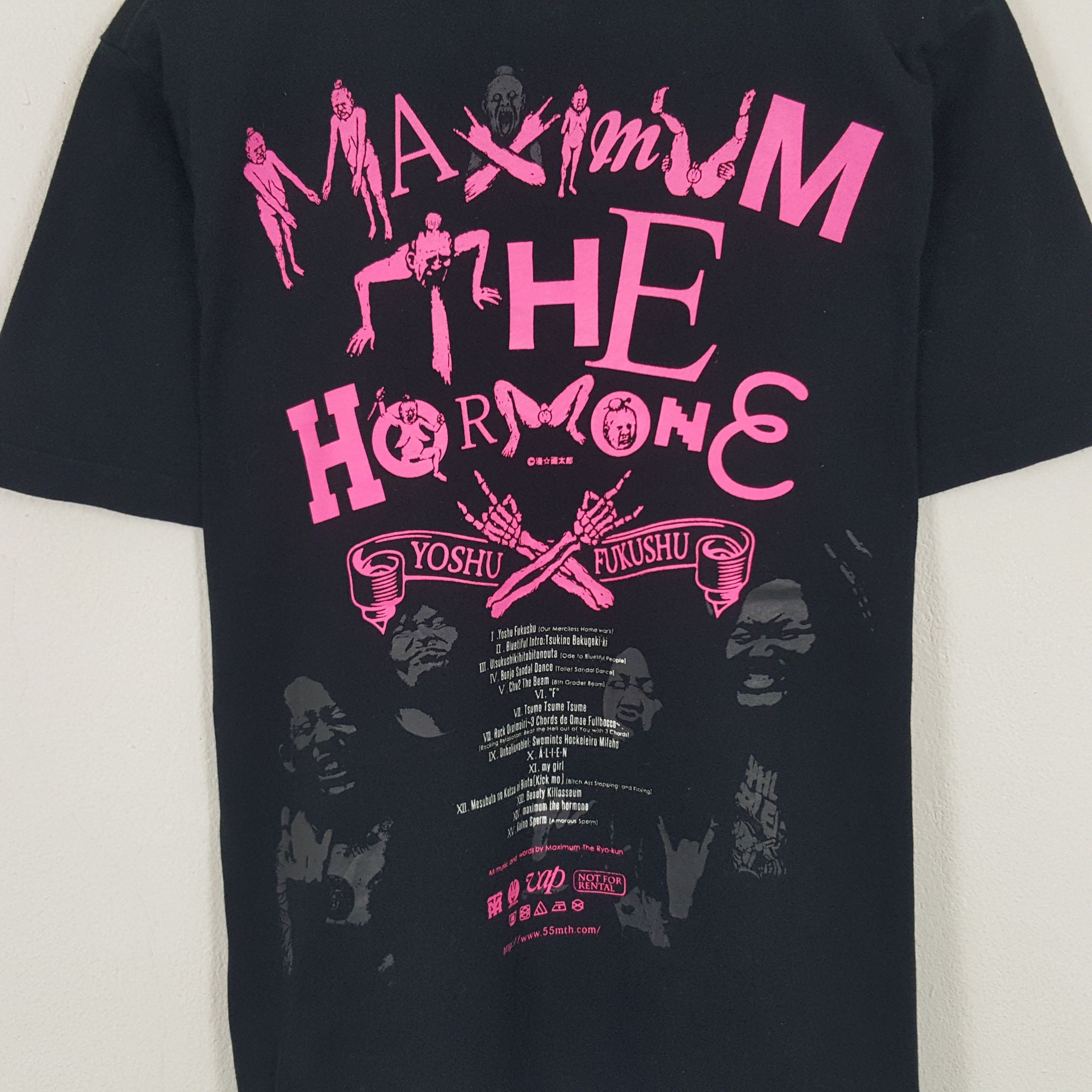 Band Tees × Japanese Brand × Vintage Vintage Maximum The Hormone Japanese Rock Band Tshirt Size US M / EU 48-50 / 2 - 4 Thumbnail