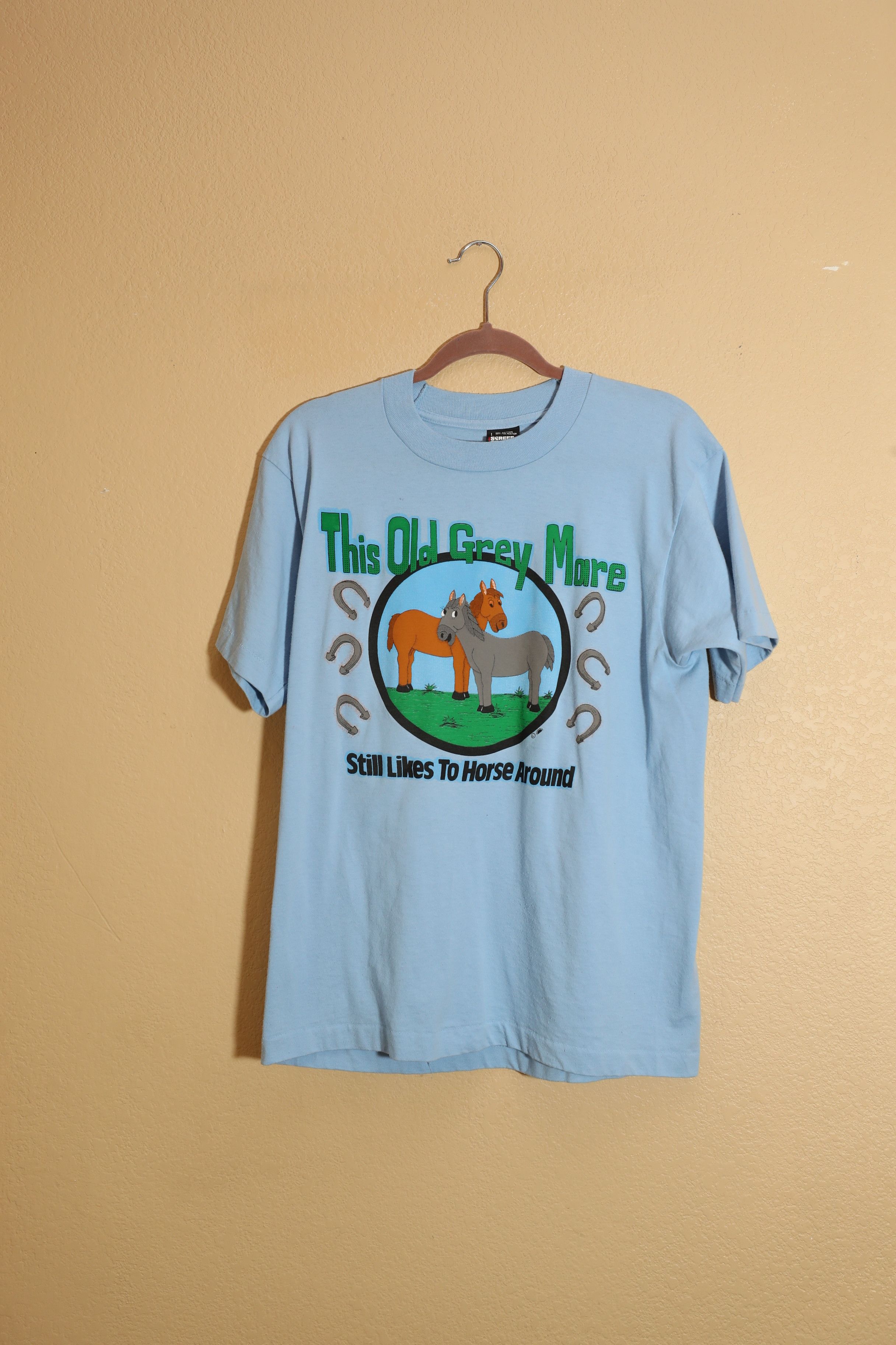 Vintage This Old Mare Vintage Single Stitch Tee (L) Size US L / EU 52-54 / 3 - 1 Thumbnail