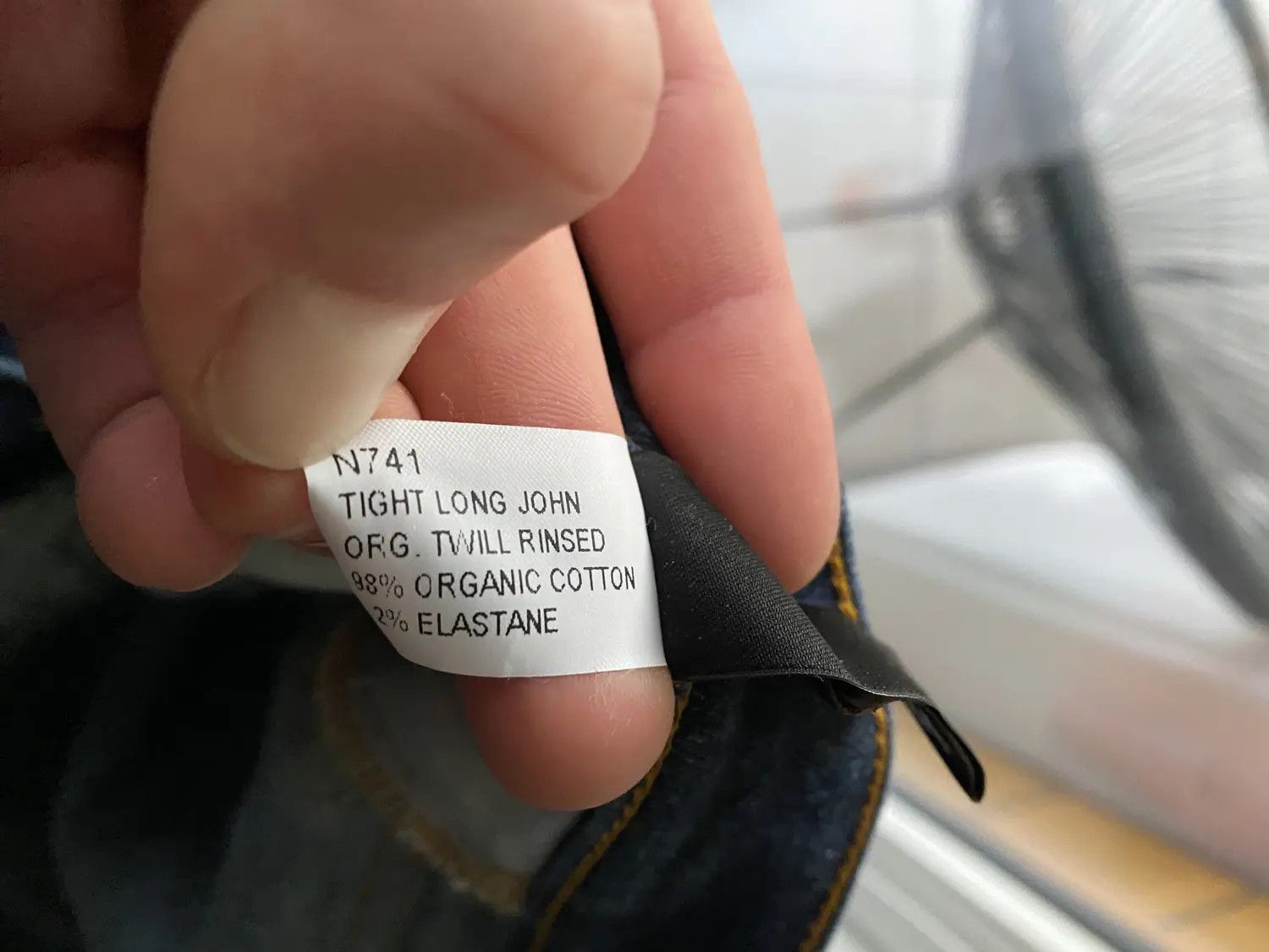 Nudie Jeans Nudie Jeans Tight Lonh John Org Twill Rinsed denim jeans 33 Size US 33 - 6 Thumbnail
