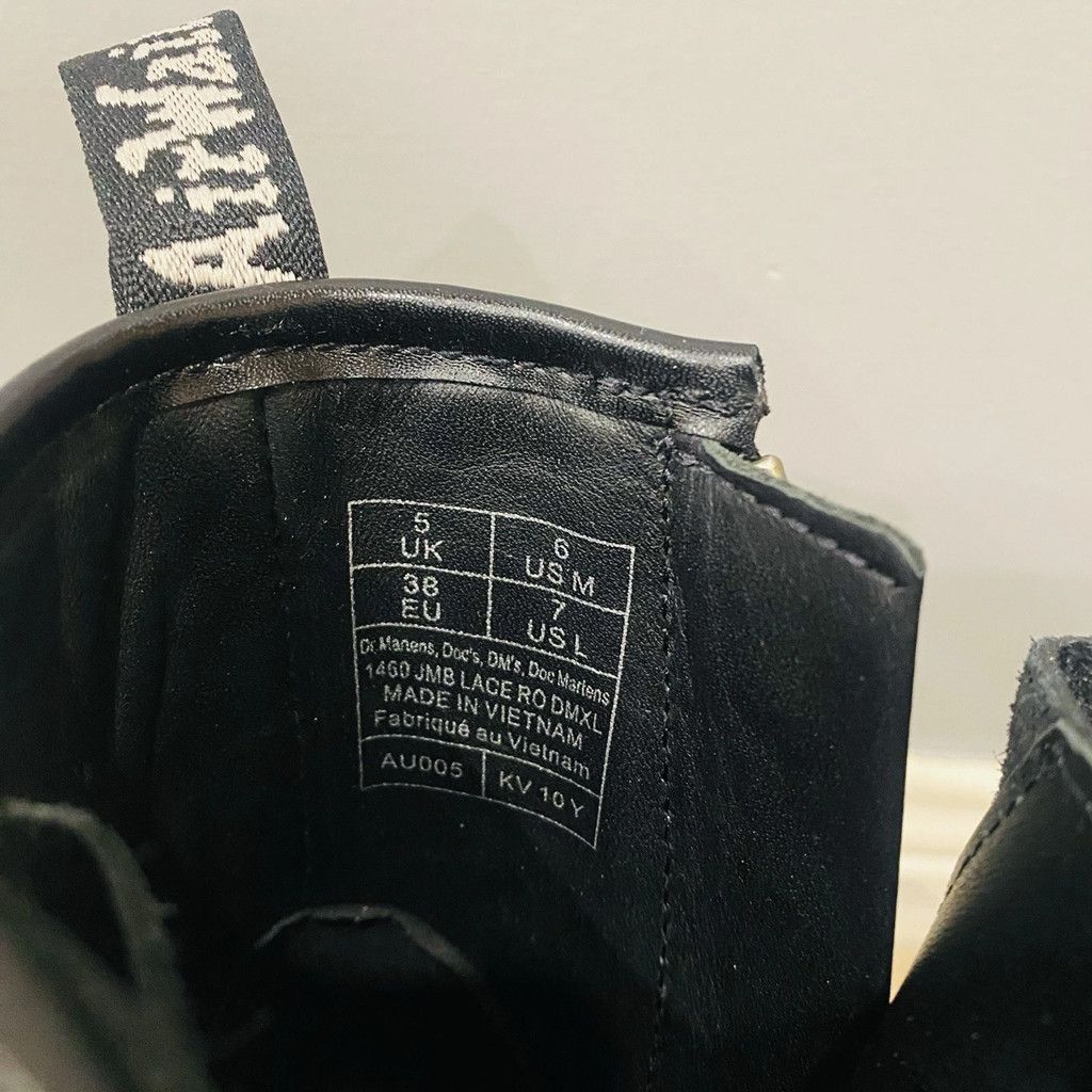 Dr. Martens × Rick Owens Dr. Martens × Rick Owens 1460 DMXL Magalace Leather Size US 6 / EU 39 - 10 Thumbnail