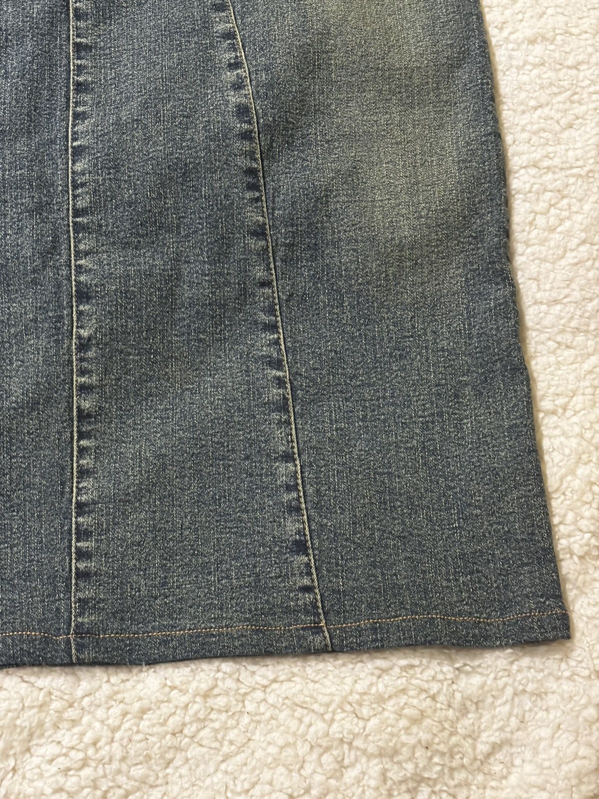 Other Denim skirt2435 Size 24" / US 00 / IT 34 - 3 Thumbnail