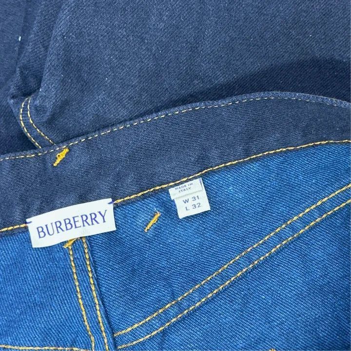Burberry Burberry Burberry Rose Print Button Denim Pants-2507 Size US 31 - 2 Thumbnail