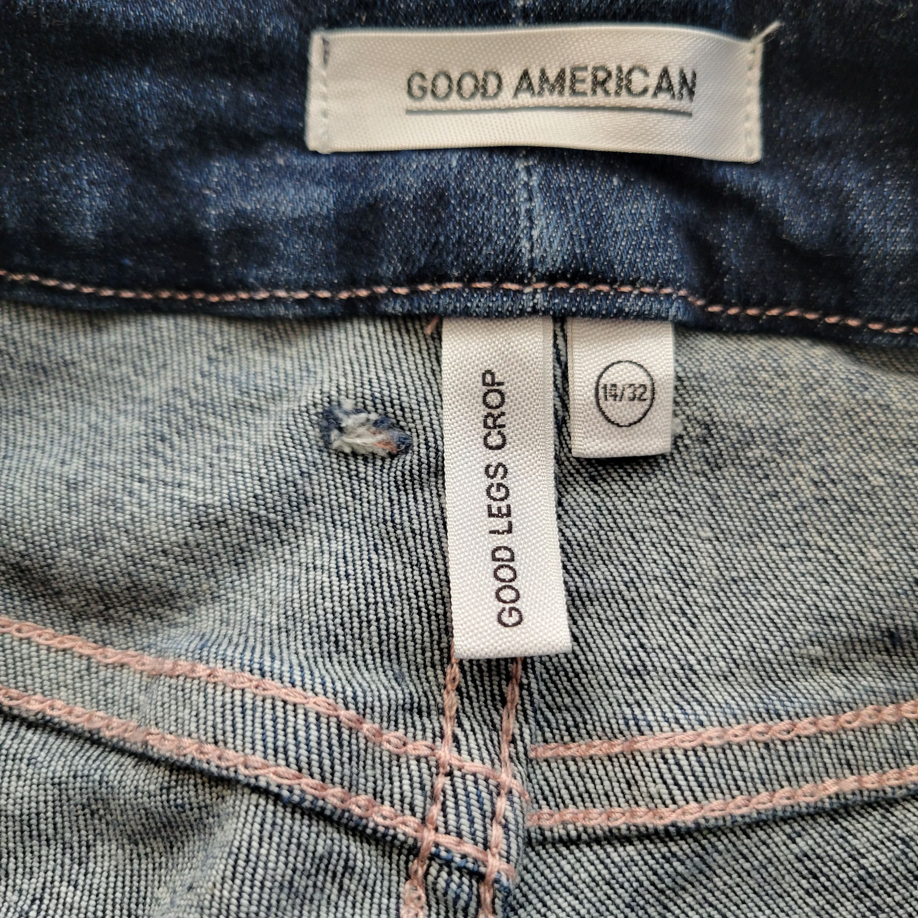 Good American Good American Good Legs Crop Jeans Size 14/32 Inseam 28" Size 36" / US 14 / IT 50 - 6 Thumbnail