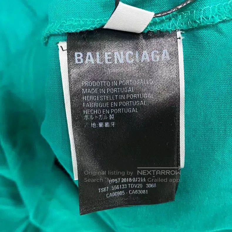 Balenciaga Balenciaga Lake Green Embroidered Valentine's Day Logo Sho Size US S / EU 44-46 / 1 - 4 Thumbnail