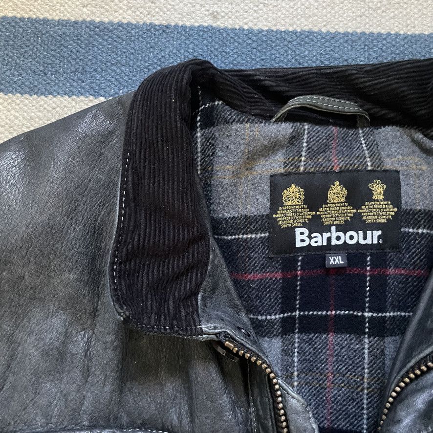 Barbour BARBOUR INTERNATIONAL Lined Leather Jacket Size US XXL / EU 58 / 5 - 12 Thumbnail