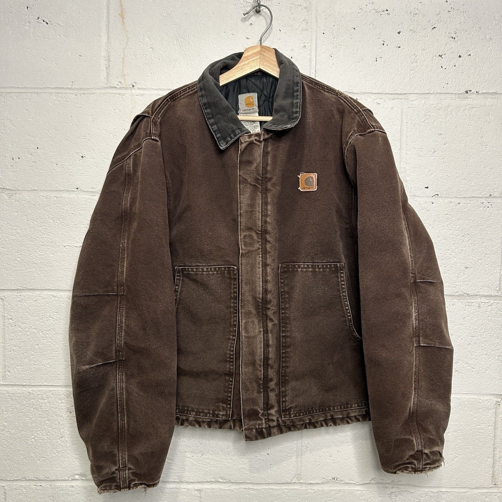 Carhartt Vintage Carhartt Quilted Traditional Jacket “Dark Brown” J22 Size US L / EU 52-54 / 3 - 1 Thumbnail