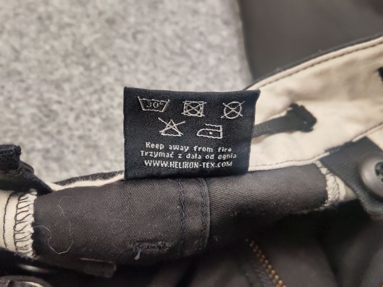 Vintage Vintage M65 Military Cargo Baggy Black Pants Helikon Tex Size US 34 / EU 50 - 16 Thumbnail
