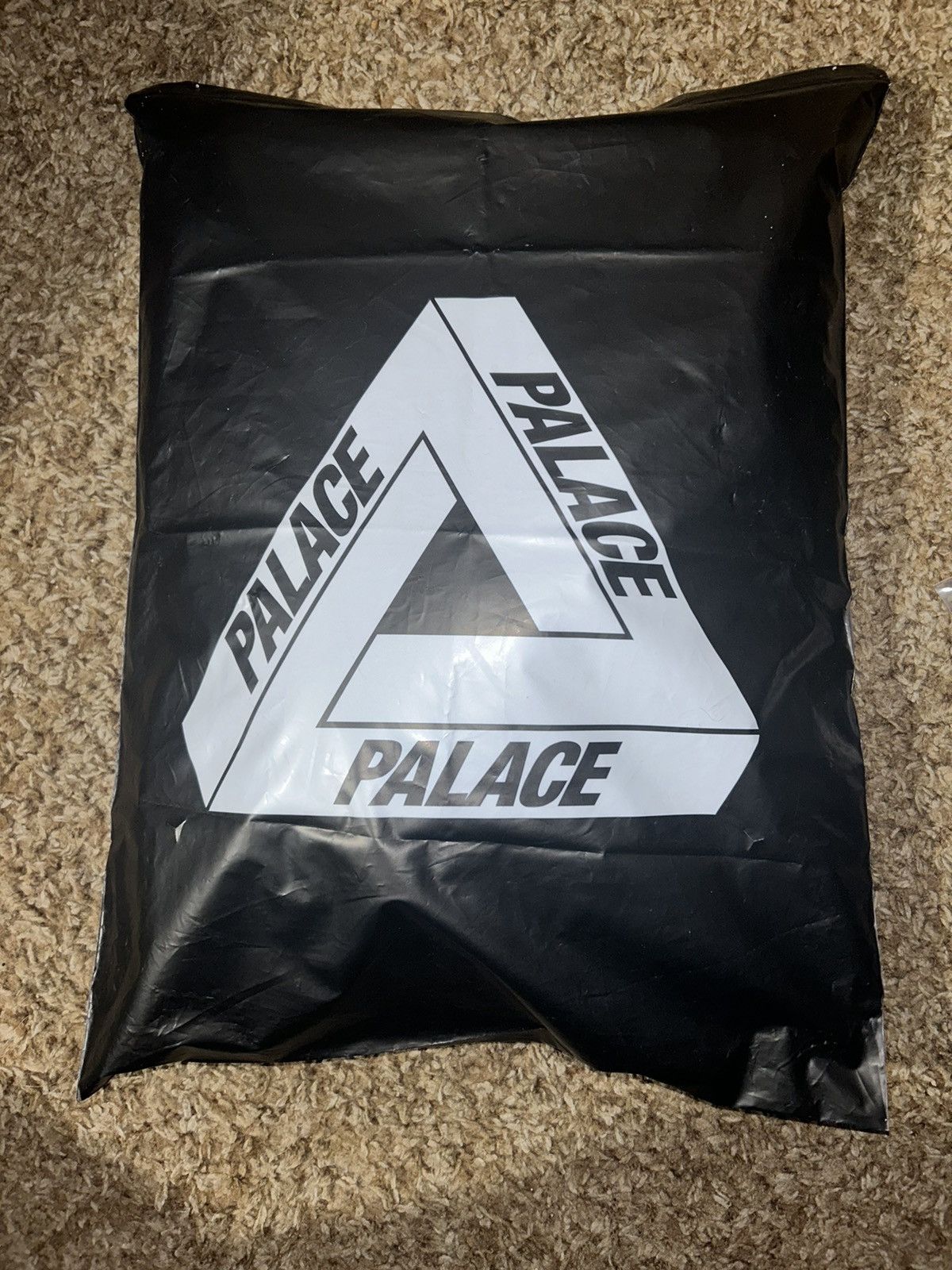 image of Palace Border Zip Up Hoodie in Navy, Men's (Size 2XL)