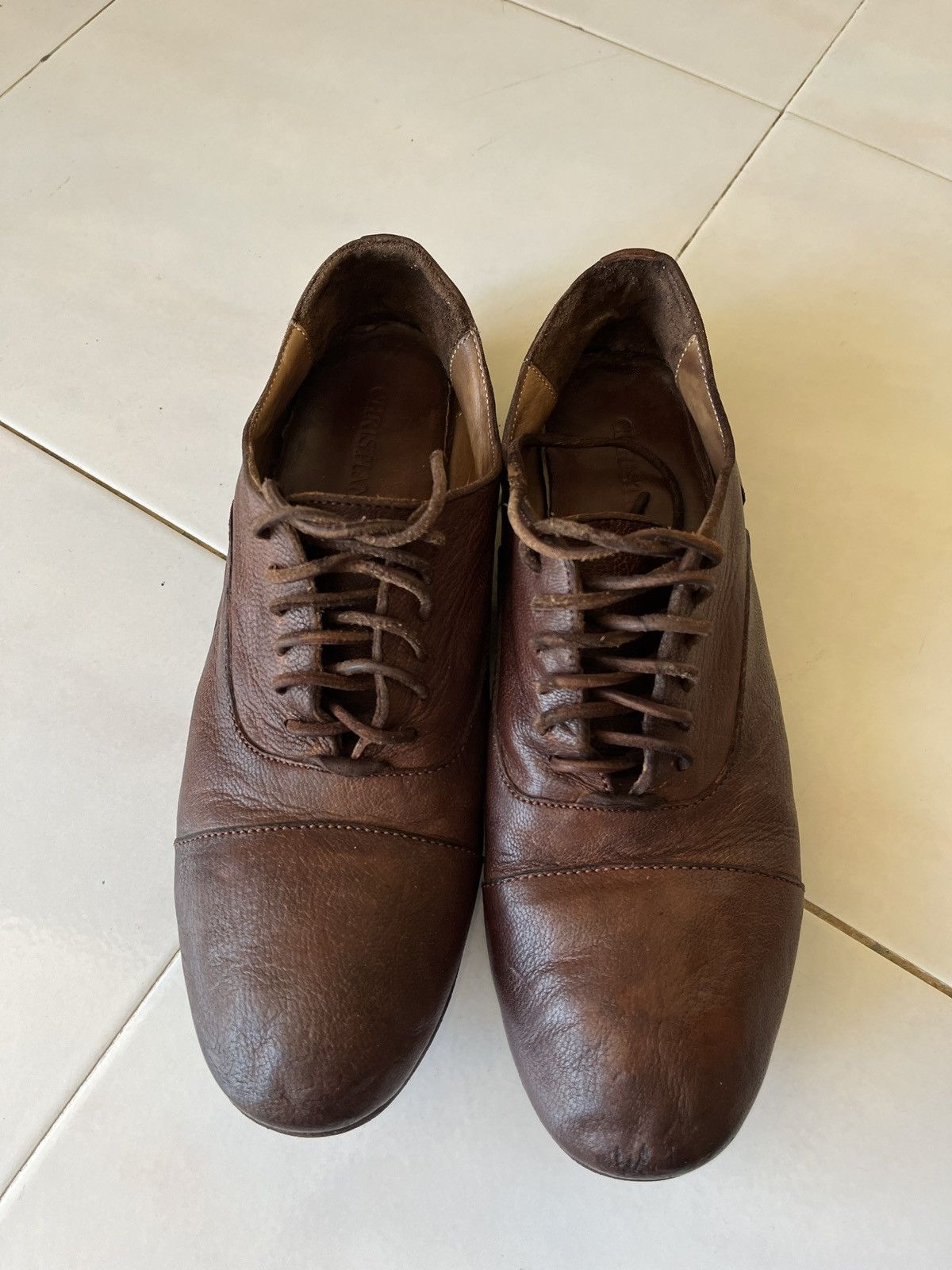 CHRISTIAN PEAU CHRISTIAN PEAU Leather Derby Guidi, christian carol poell Size US 9 / IT 39 - 2 Thumbnail