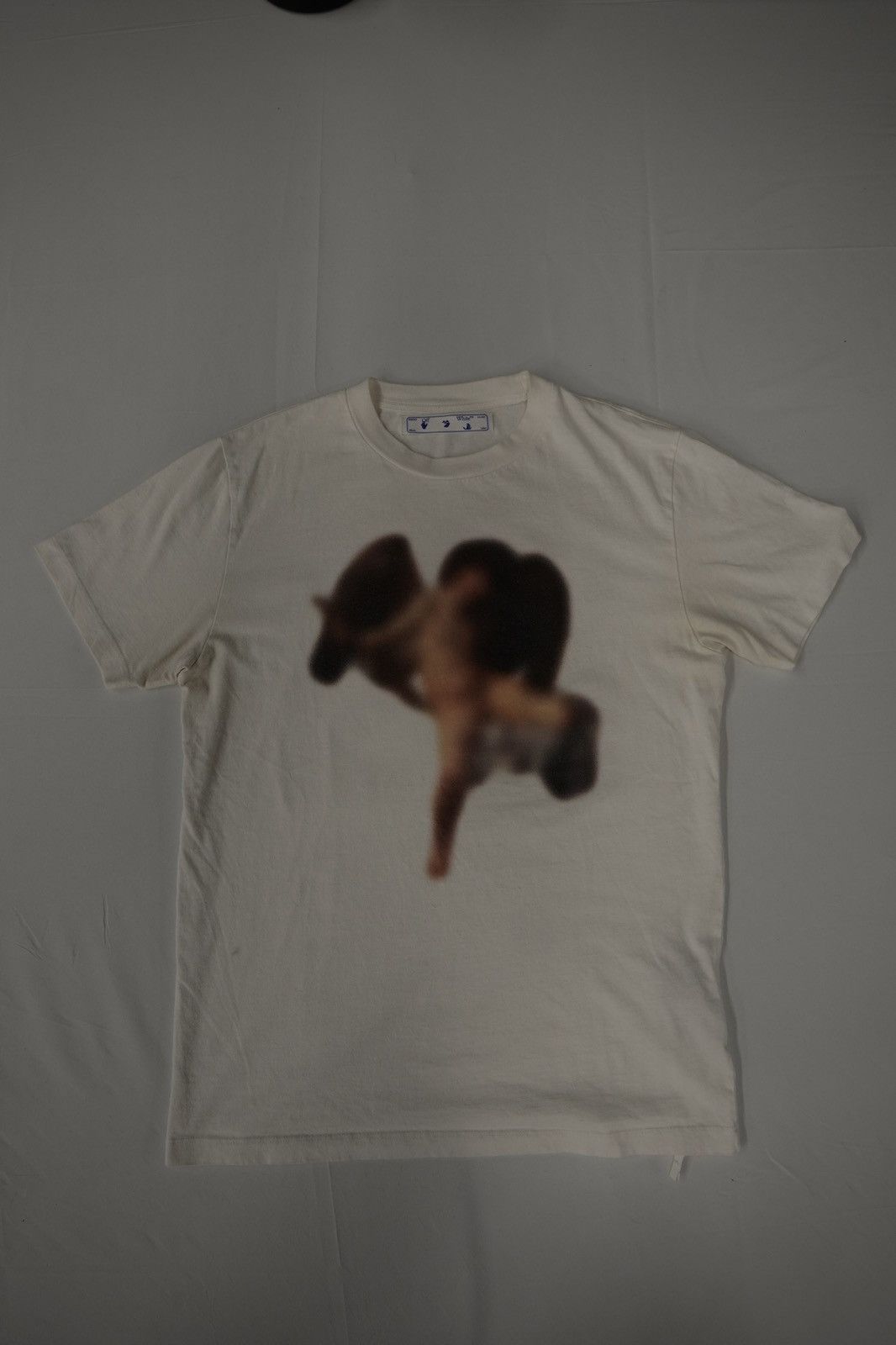 Off-White Off White Blurred Caravaggio T-shirt 'white' Size US S / EU 44-46 / 1 - 1 Thumbnail
