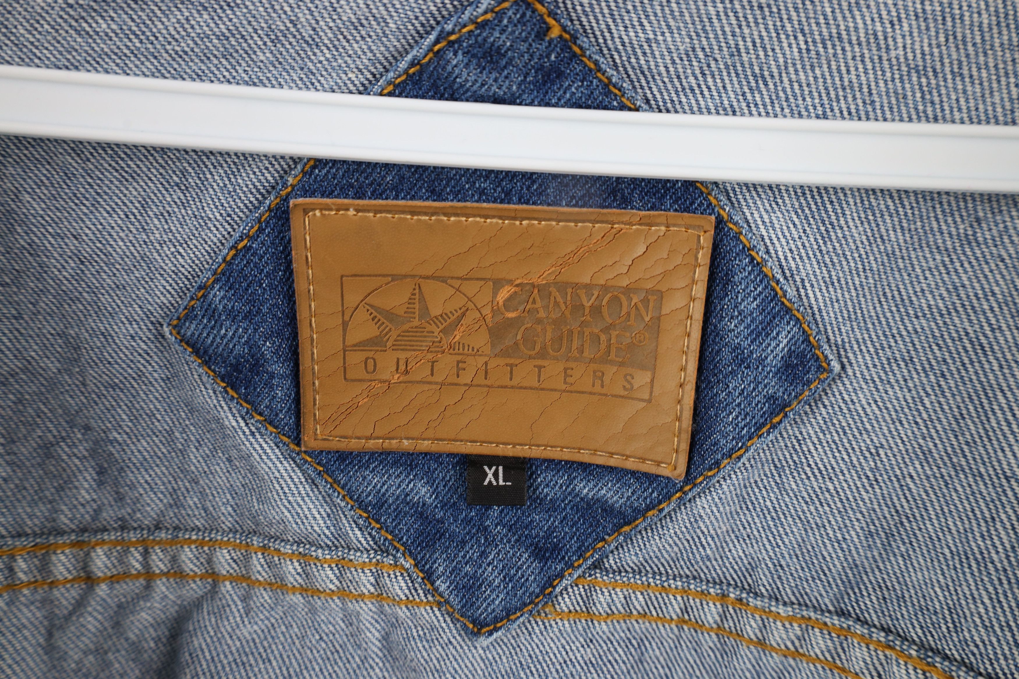 Vintage Vintage 90s Streetwear Denim Jean Trucker Jacket Blue Cotton Size US XL / EU 56 / 4 - 9 Thumbnail