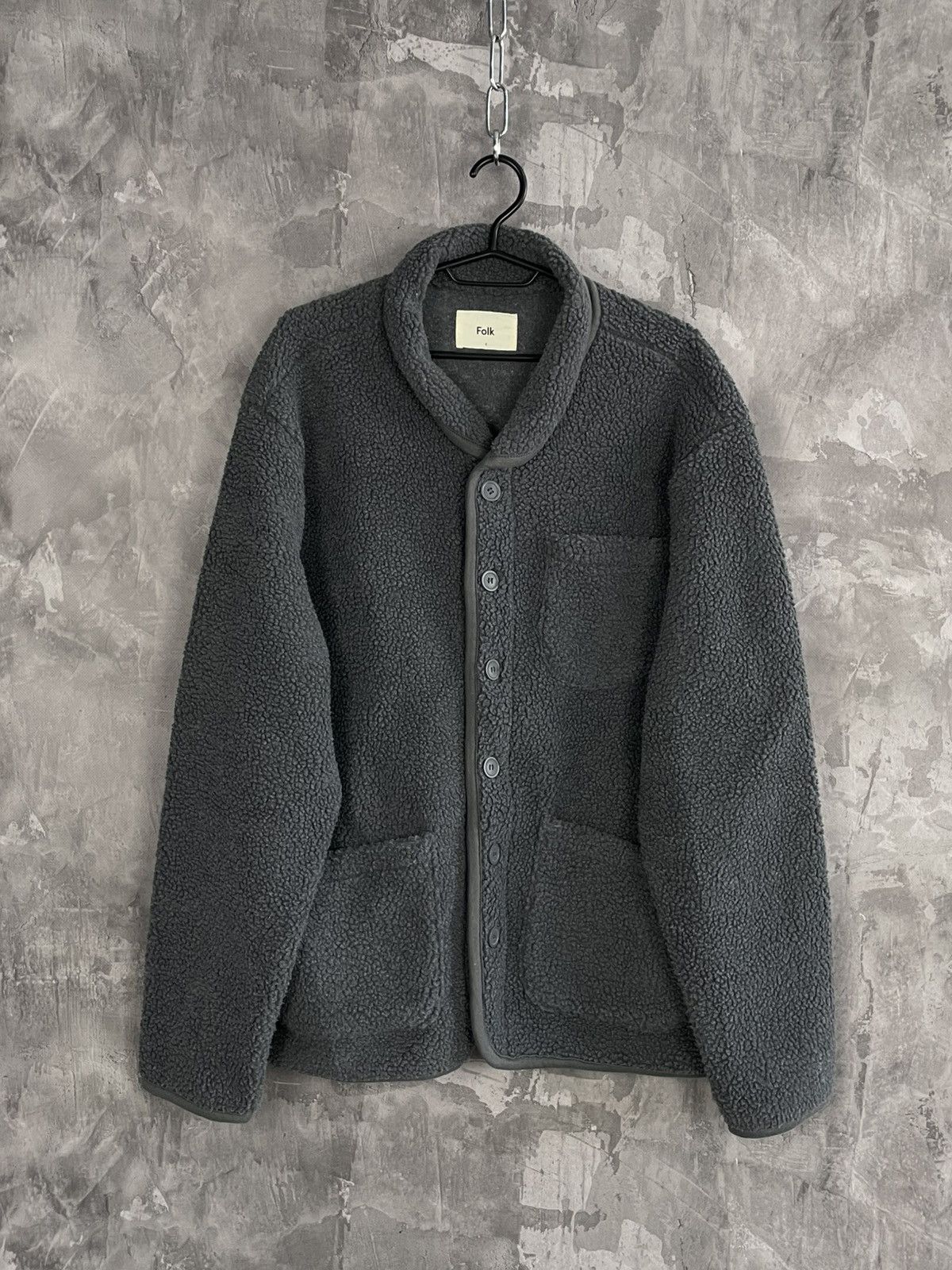 Folk Folk Teddy Fleece Streetwear Jacket Size US M / EU 48-50 / 2 - 1 Thumbnail
