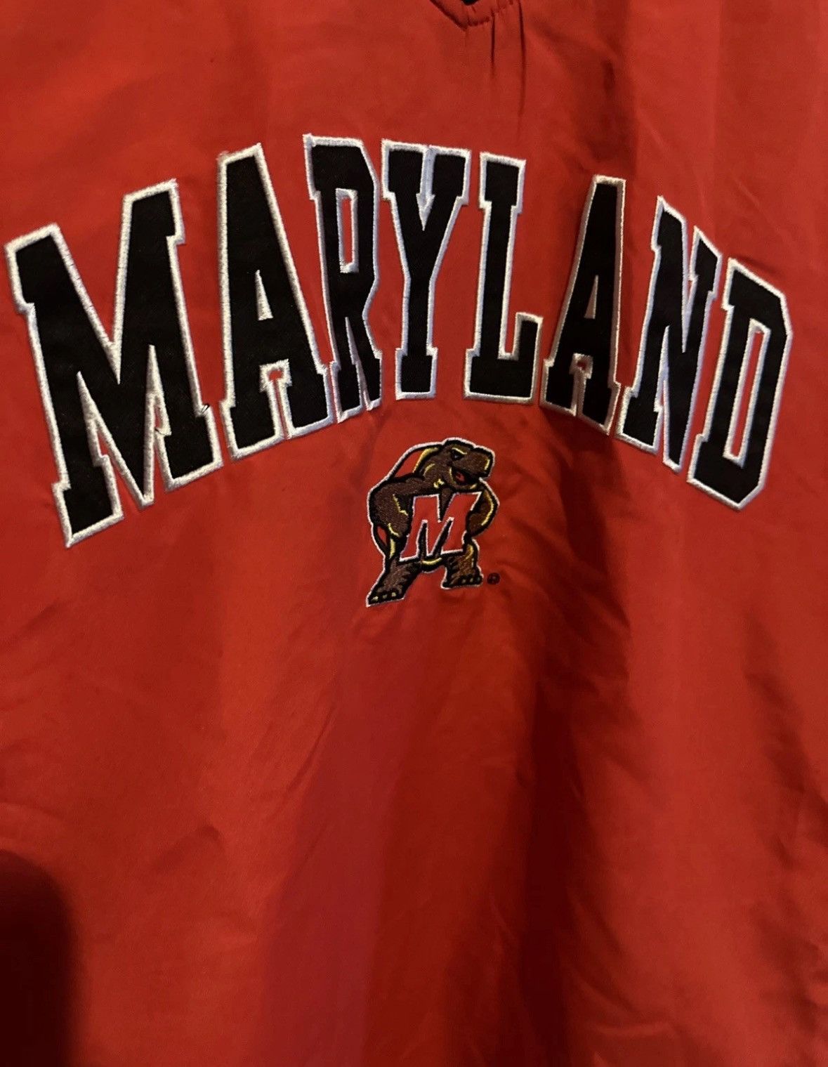 NCAA Maryland Terrapins Vintage Pullover Jacket Size L Size US L / EU 52-54 / 3 - 2 Thumbnail