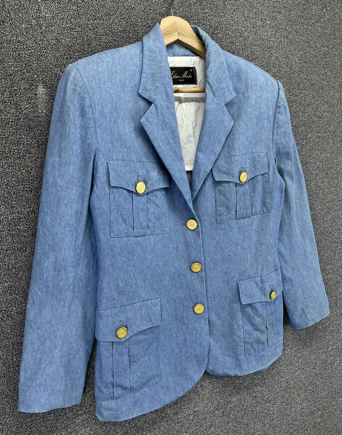 Vintage Vintage Elsa Denim Coats Jacket Size M / US 6-8 / IT 42-44 - 2 Thumbnail