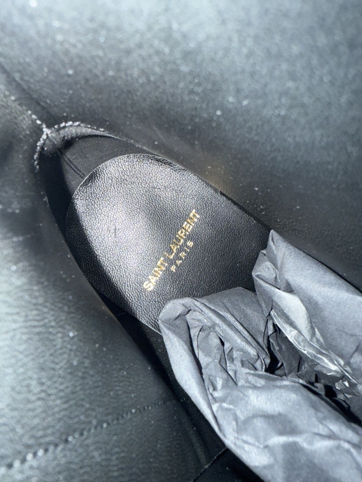 Saint Laurent Paris Saint Laurent Beau 75 Zipped Boots Patent Leather Size US 10.5 / EU 43-44 - 9 Thumbnail