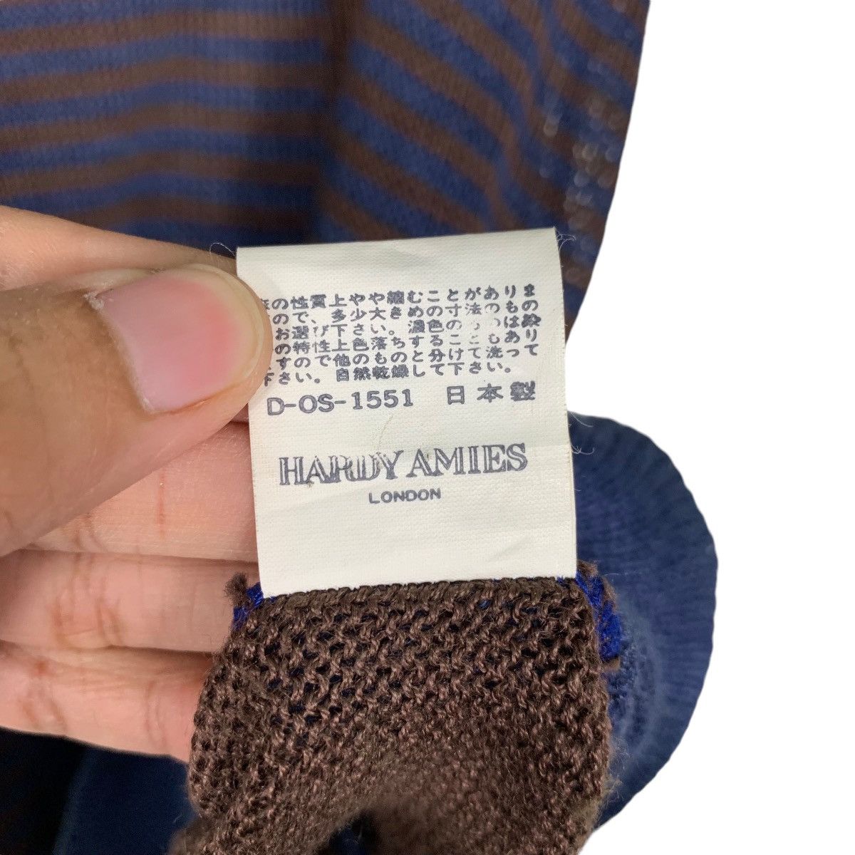 Hardy Amies HARDY AMIES London Big Check Knitted SS Sweater #1189-C54 Size US M / EU 48-50 / 2 - 12 Thumbnail