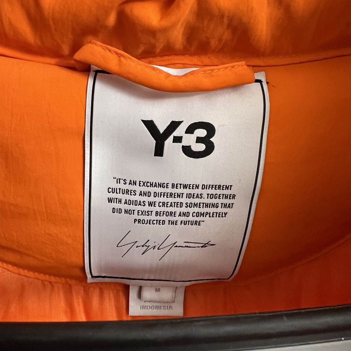 Y-3 Y-3 Orange Down Puffer Jacket Size US M / EU 48-50 / 2 - 4 Thumbnail
