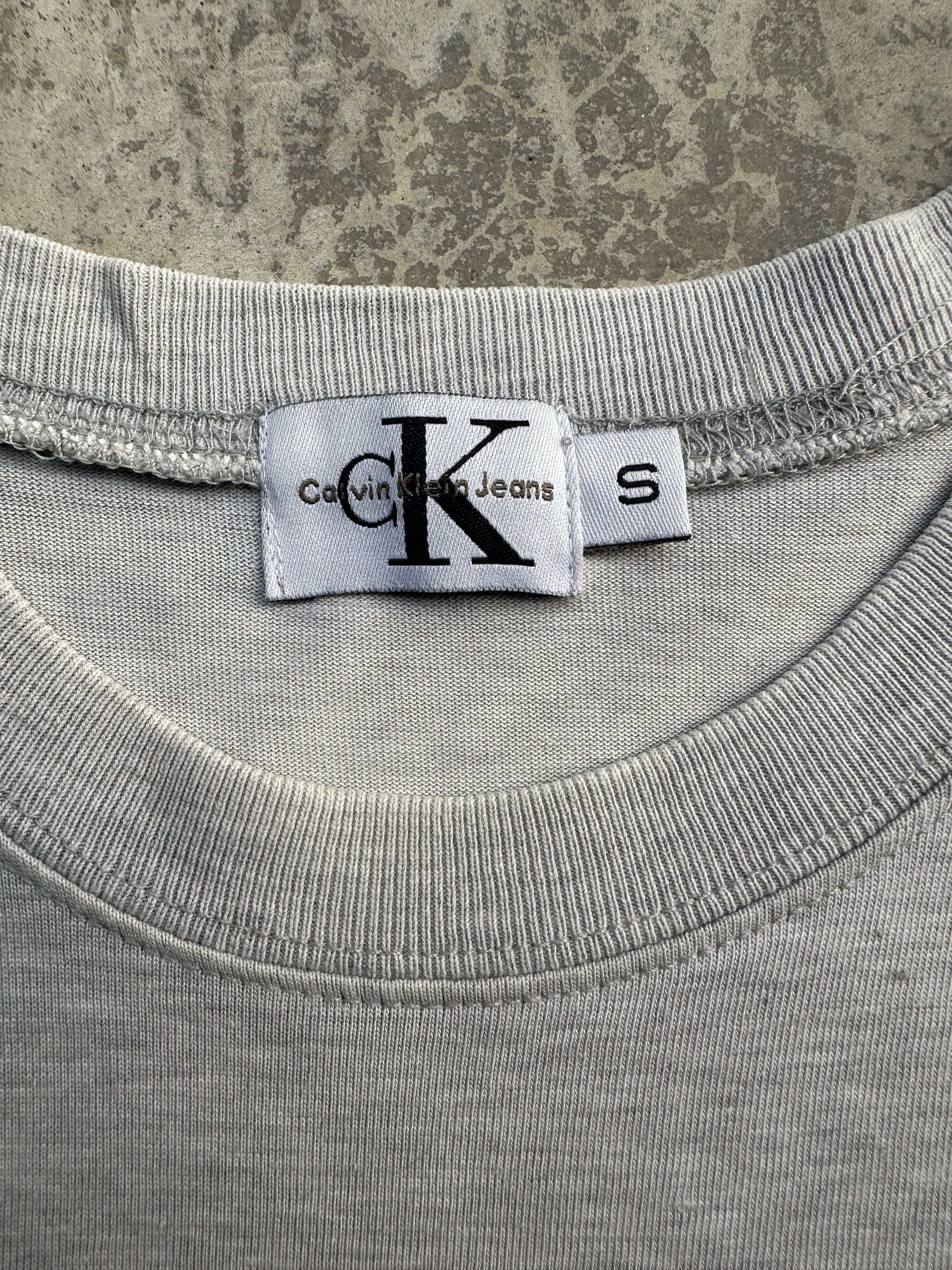 Calvin Klein Vintage 90s Calvin Klein Box Logo Tee Size US S / EU 44-46 / 1 - 4 Thumbnail