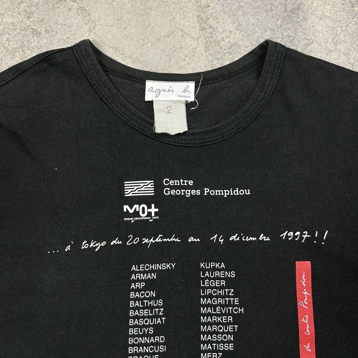 Vintage × agnes b. 1997 Agnes B - Art T-Shirt Size US M / EU 48-50 / 2 - 3 Thumbnail